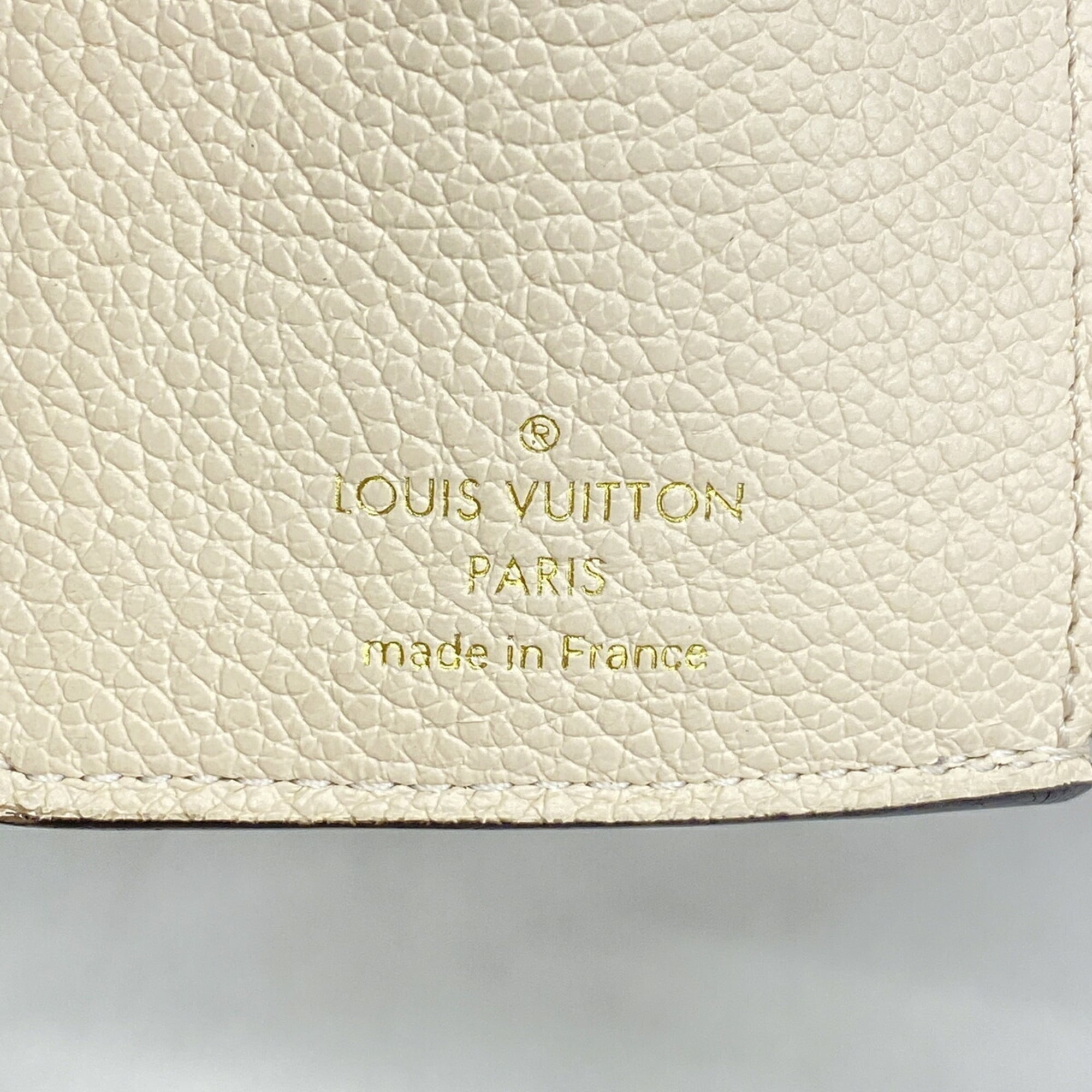 Louis Vuitton Cream Wallet (Tri-Fold) (Pre-Owned)