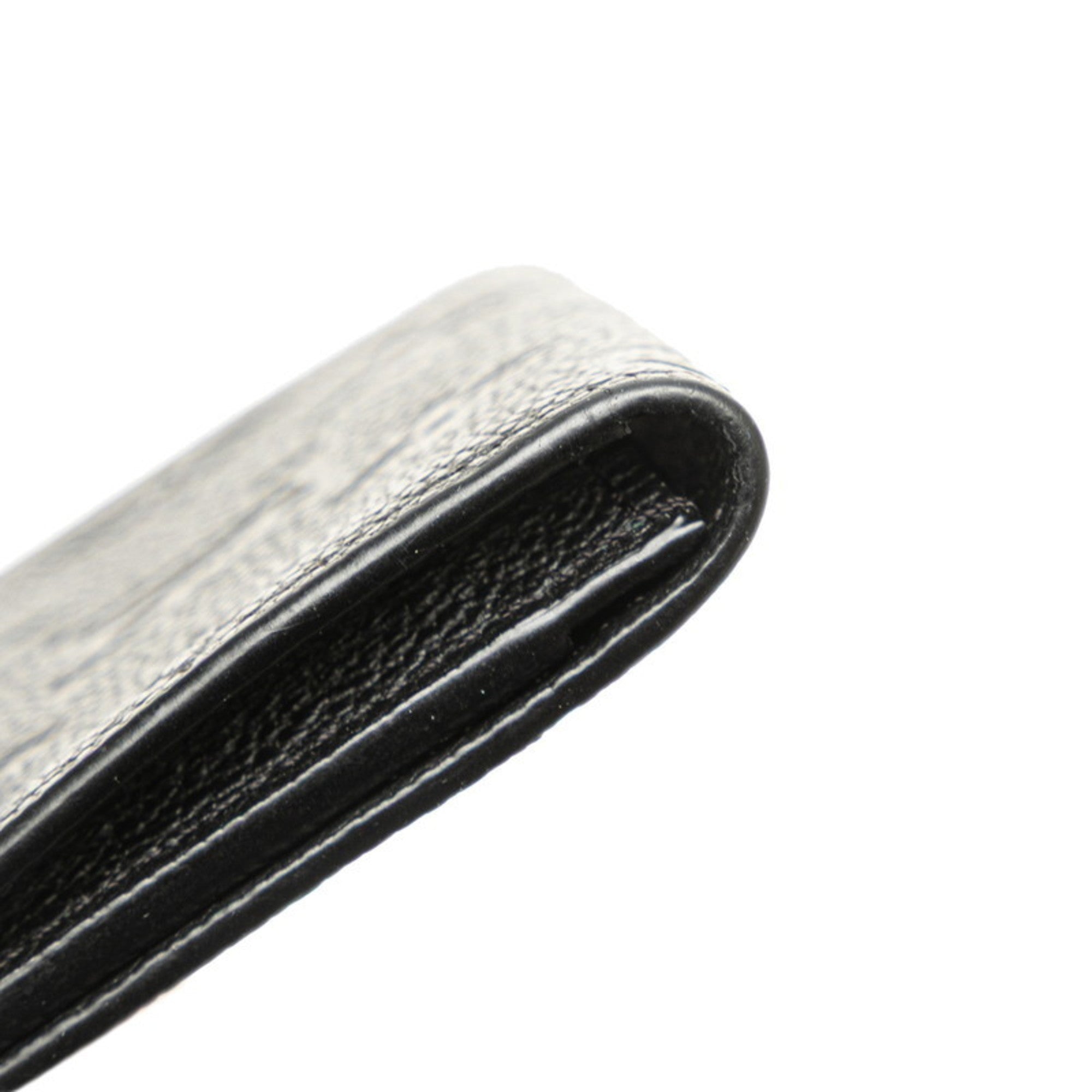 Louis Vuitton Black Noir Leather Wallet (Bi-Fold) (Pre-Owned)
