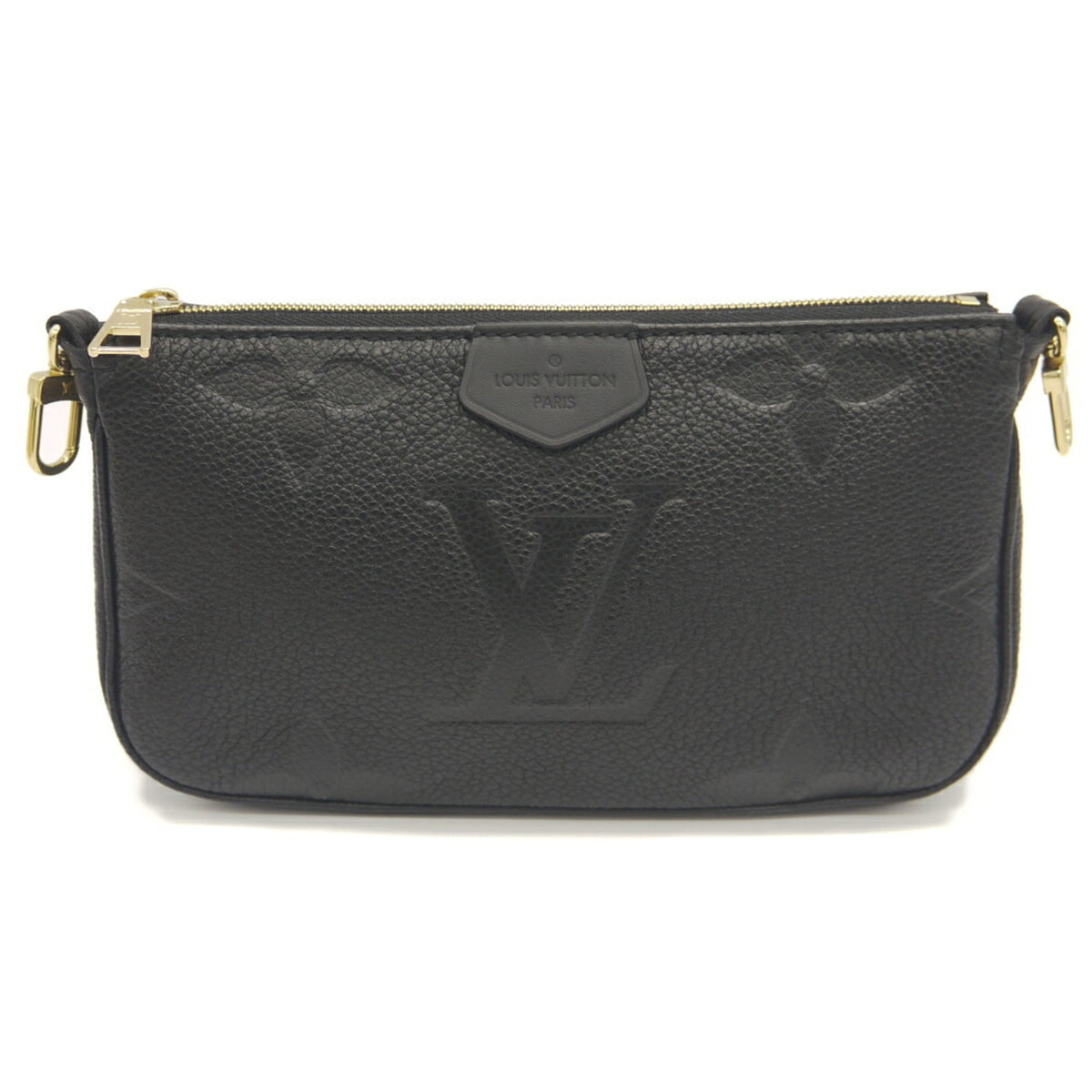 Louis Vuitton Black Noir Monogram Empreinte Pochette Shoulder Bag (Pre-Owned)