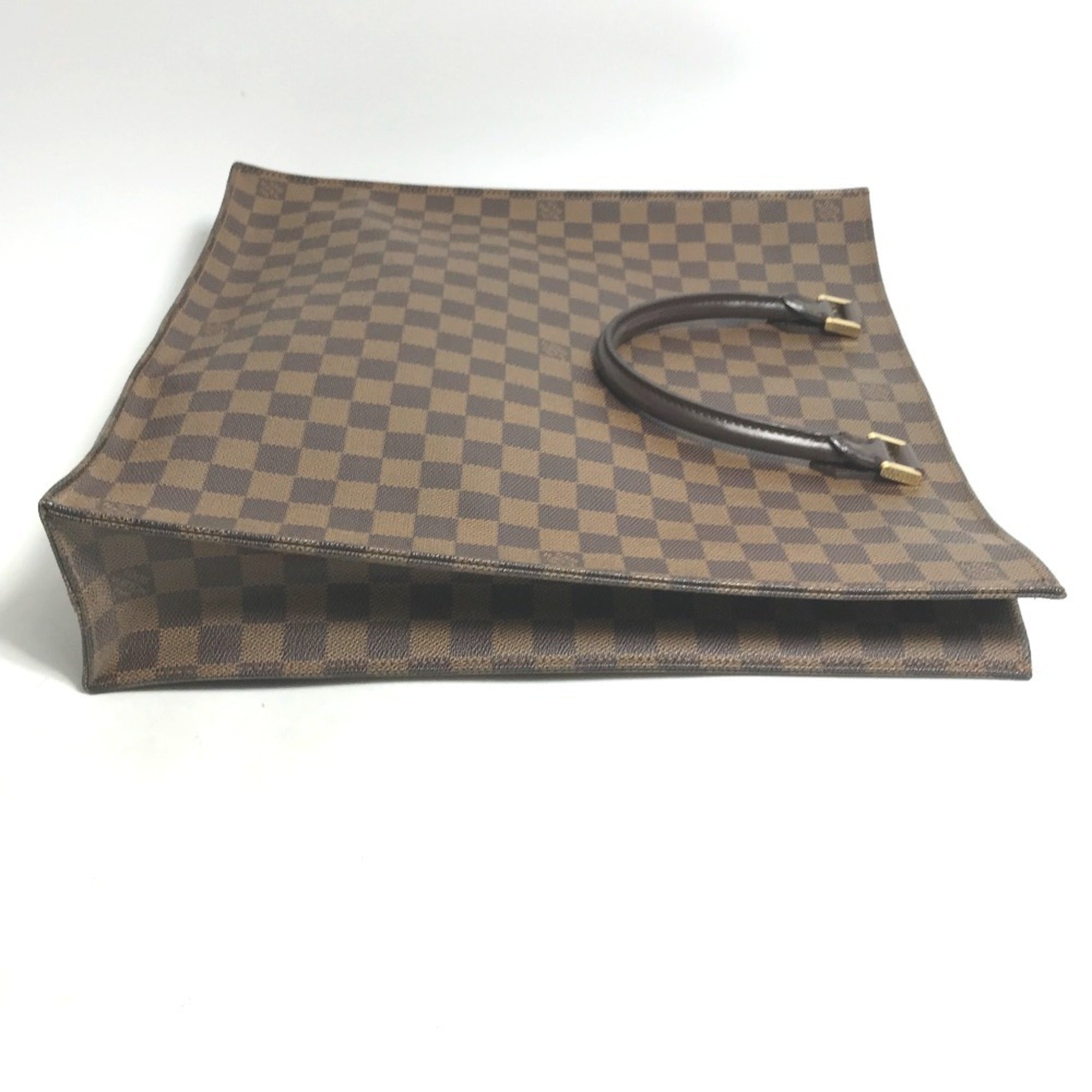 Louis Vuitton Brown Damier Canvas Ebene Damier Canvas Handbag Tote Bag (Pre-Owned)