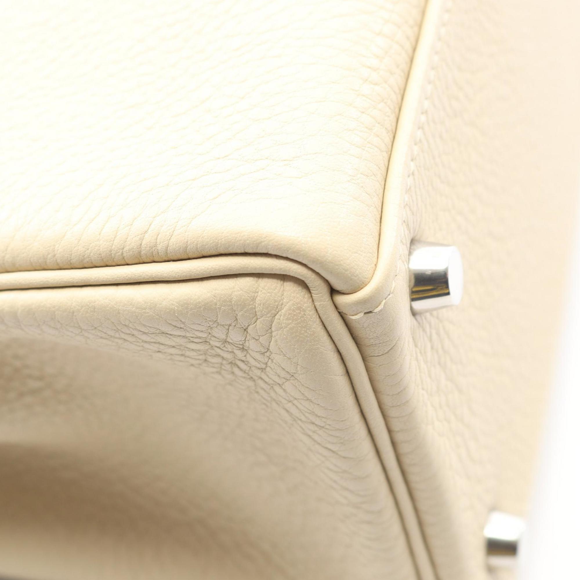 Hermes Beige Parchemin Leather Handbag (Pre-Owned)