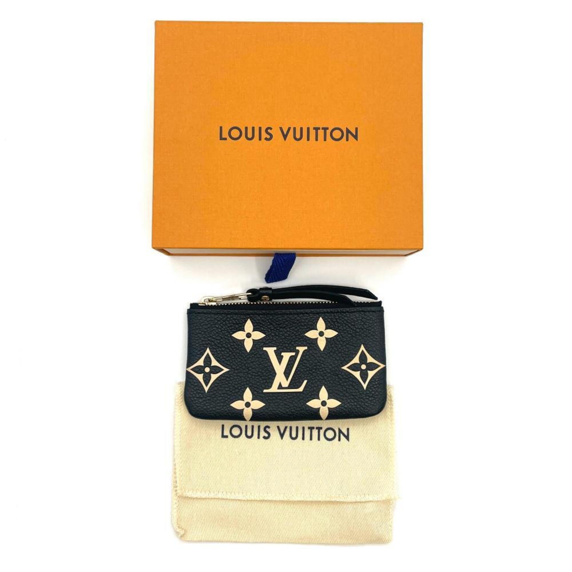 Louis Vuitton Black Noir Monogram Coin Purse/Coin Case (Pre-Owned)