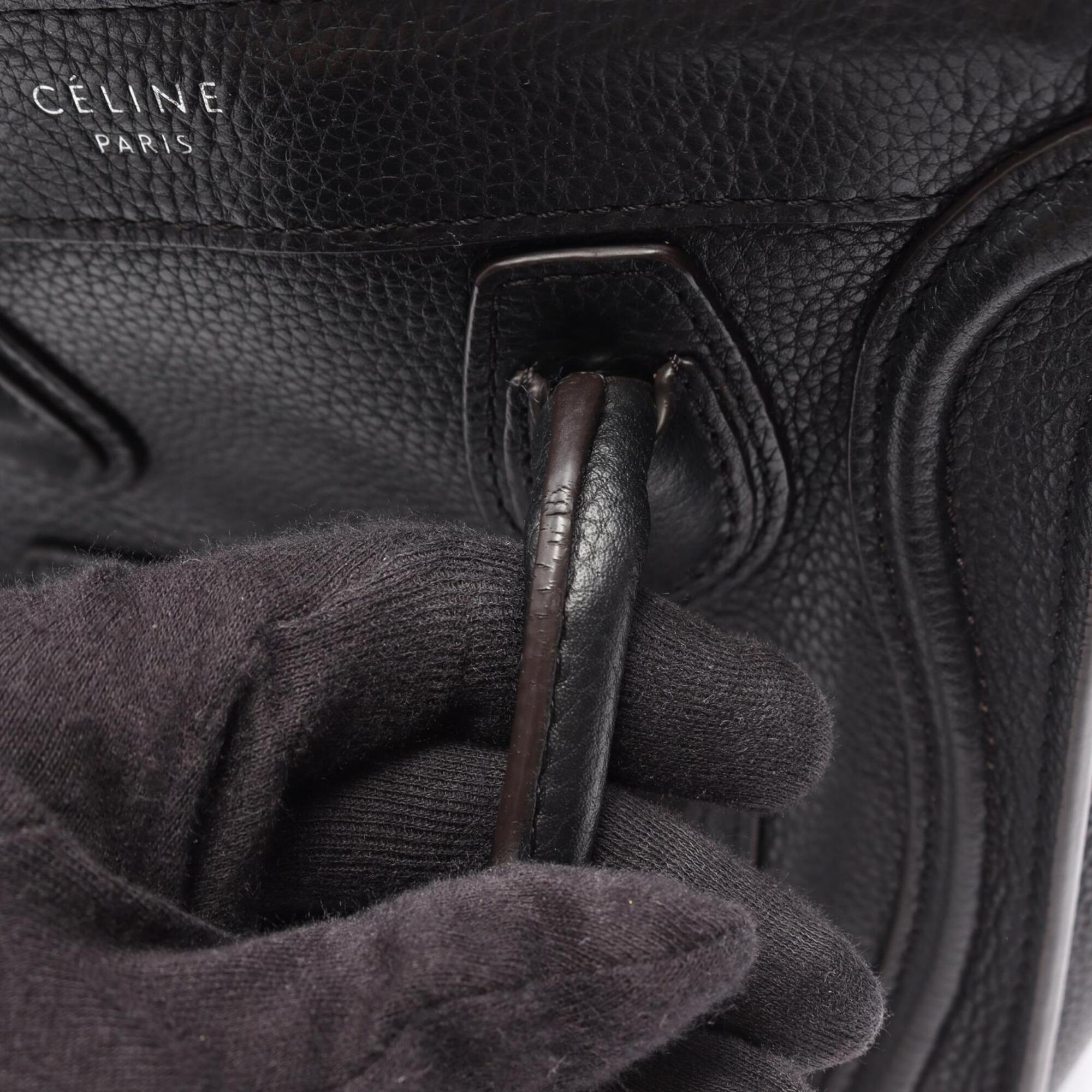 Celine Black Leather Handbag (Pre-Owned)