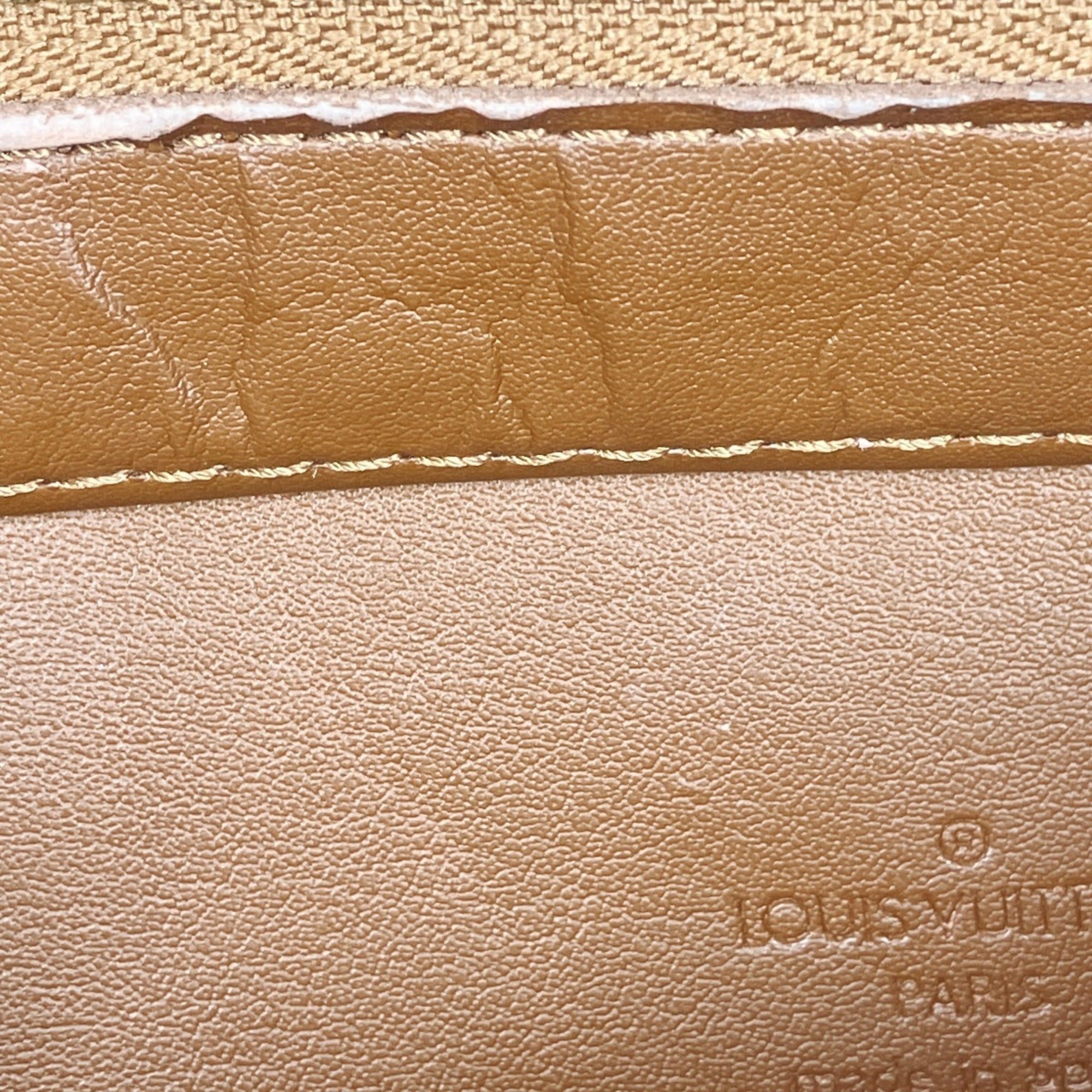 Louis Vuitton Vernis Bronze Patent Leather Tote Bag (Pre-Owned)