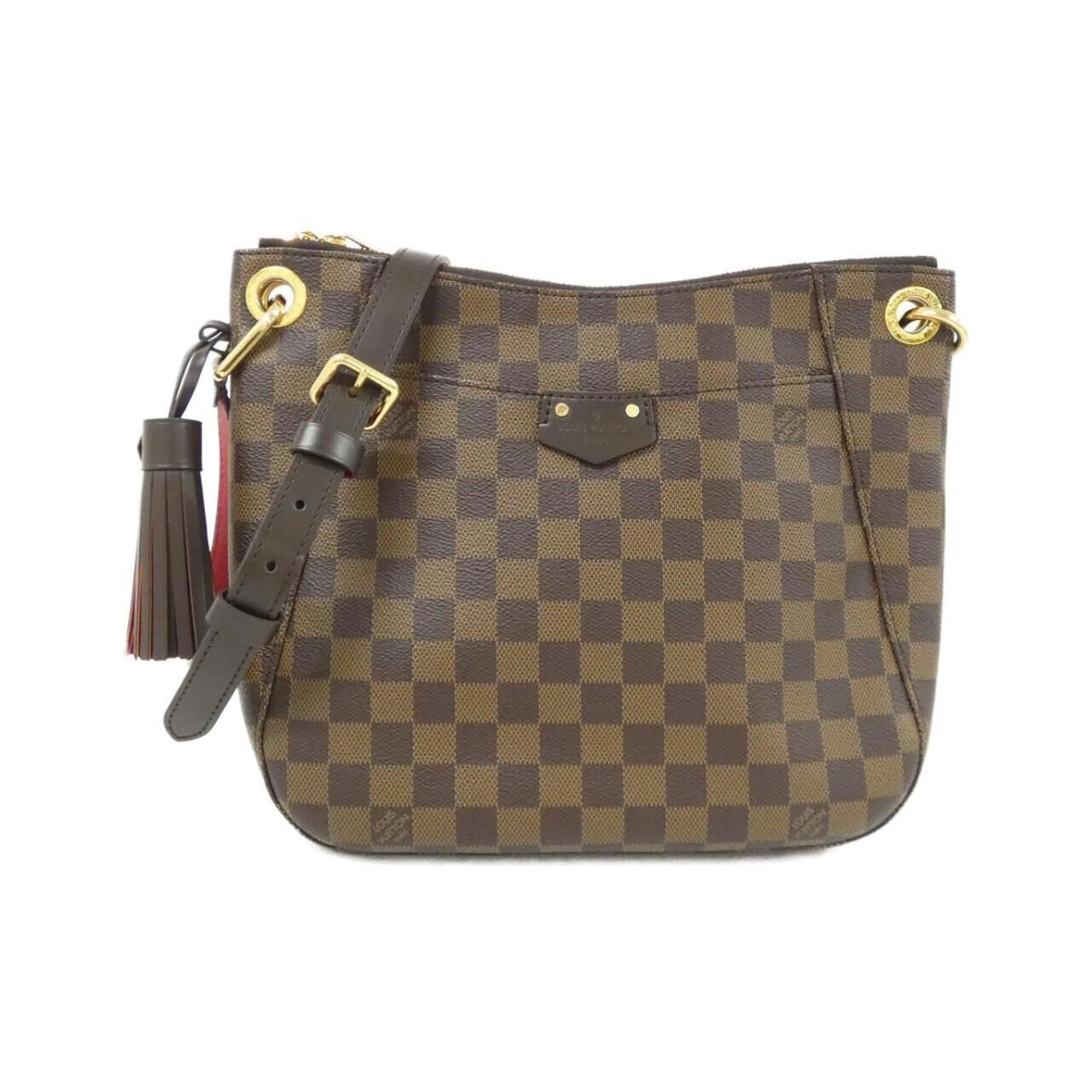 Louis Vuitton Ebene Coated Canvas Shoulder Bag (Pre-Owned)