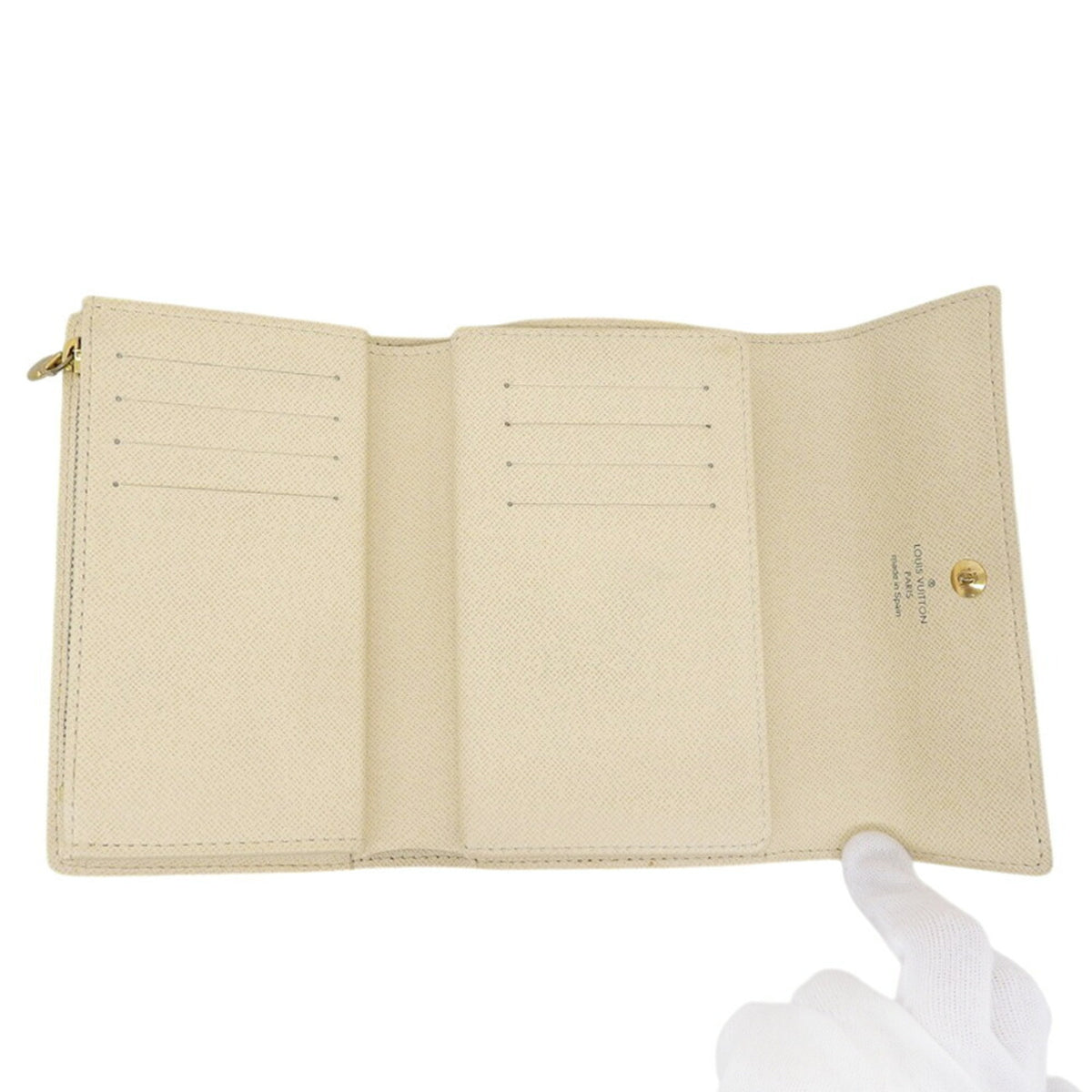 Louis Vuitton Damier Azur Damier Azur Wallet (Tri-Fold) (Pre-Owned)