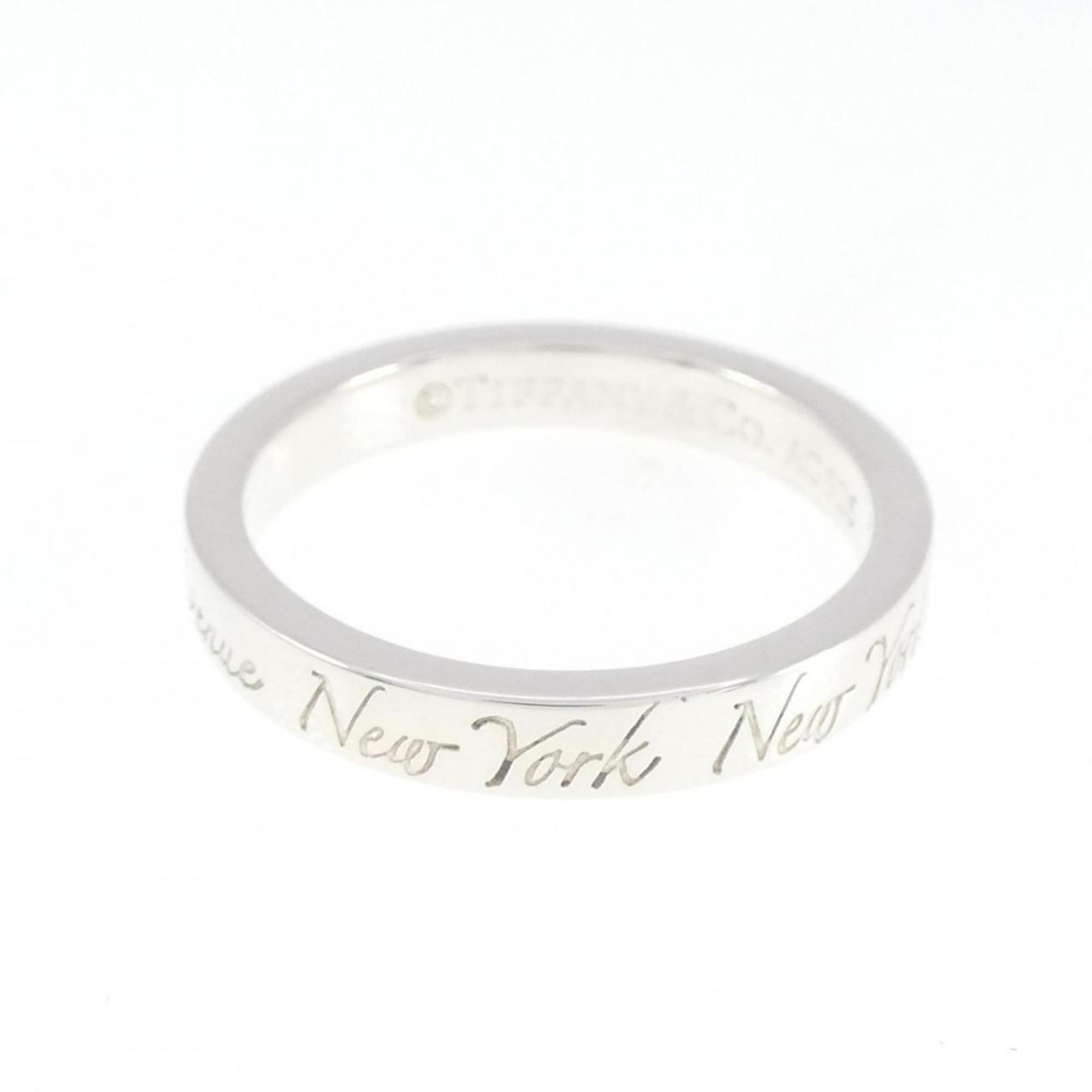 Tiffany Silver 925 Band Ring (Pre-Owned)