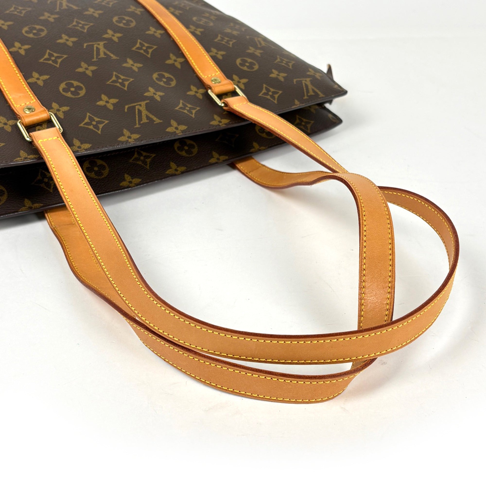 Louis Vuitton Brown Monogram Shoulder Bag Tote Bag (Pre-Owned)
