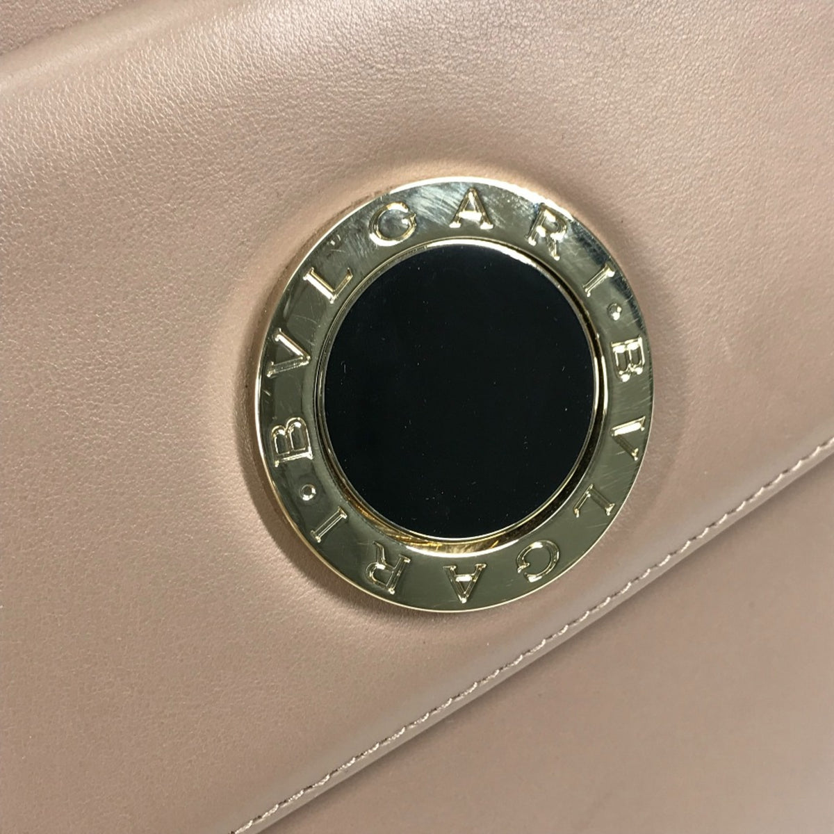 Bvlgari Pink Leather Shoulder Bag (Pre-Owned)