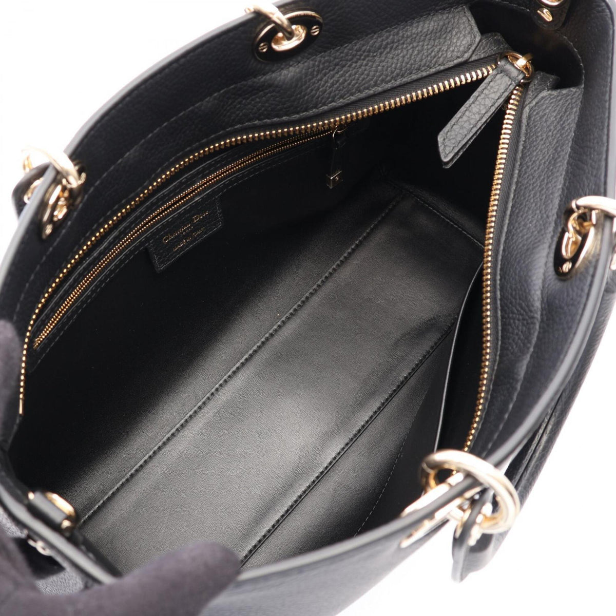 Christian Dior Black Leather Handbag (Pre-Owned)