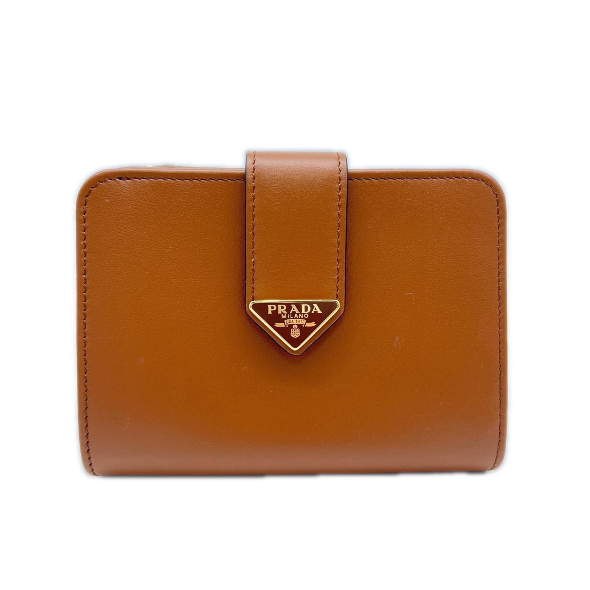 Prada Brown Saffiano Wallet (Bi-Fold) (Pre-Owned)