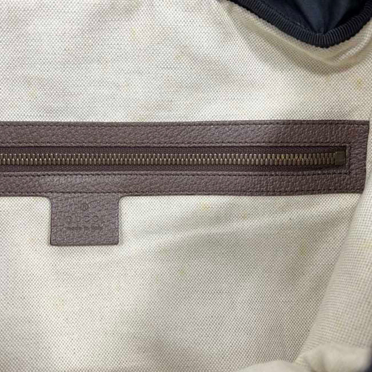 Gucci Sherry Line Beige Brown Gg Supreme Backpack (Pre-Owned)