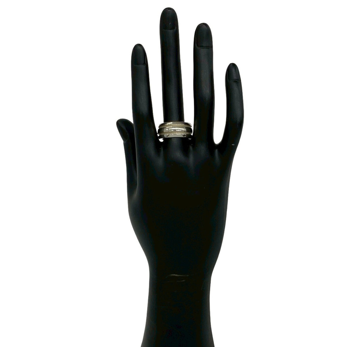 Tiffany Silver Silver 925 Band Ring (Pre-Owned)