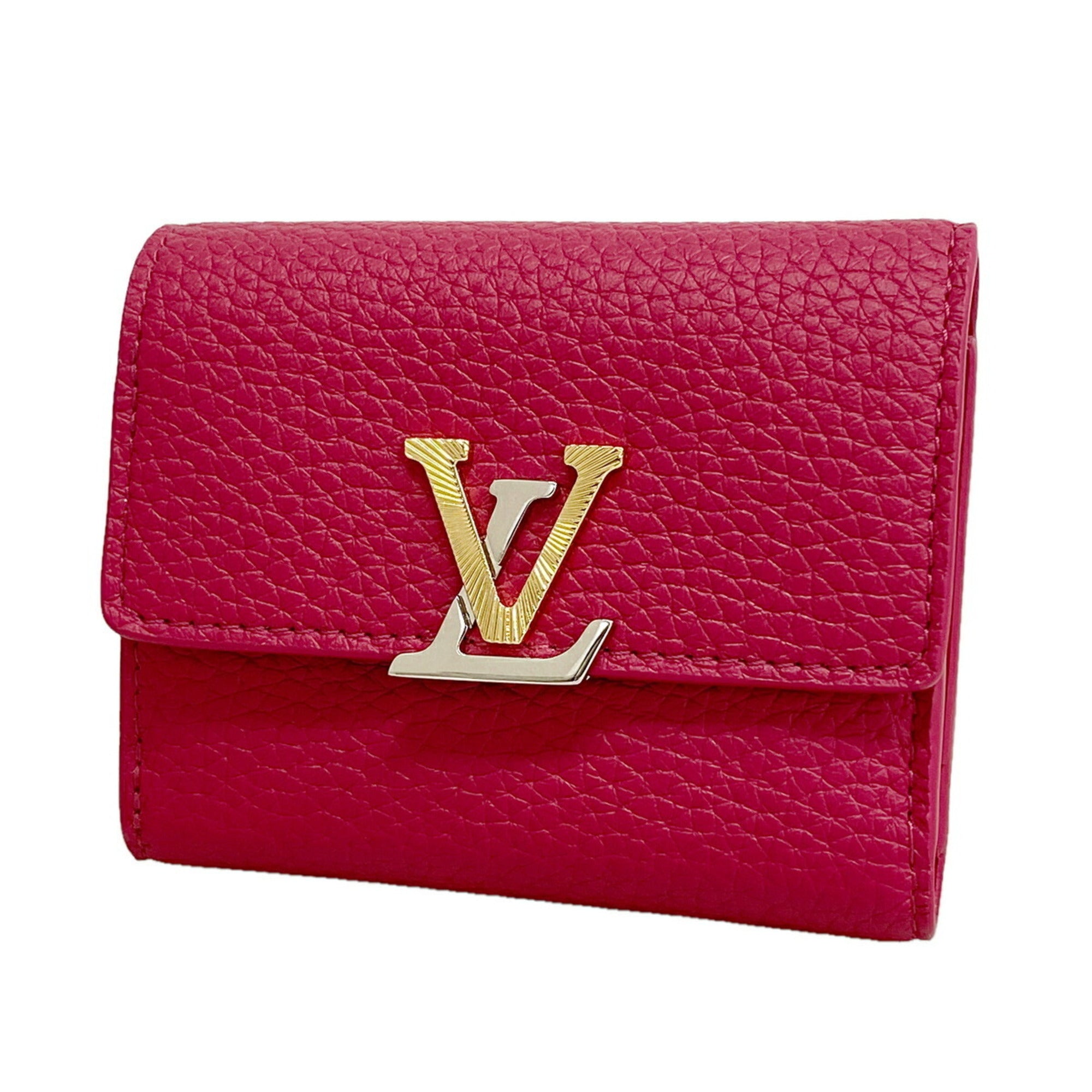 Louis Vuitton Raspberry Wallet (Tri-Fold) (Pre-Owned)