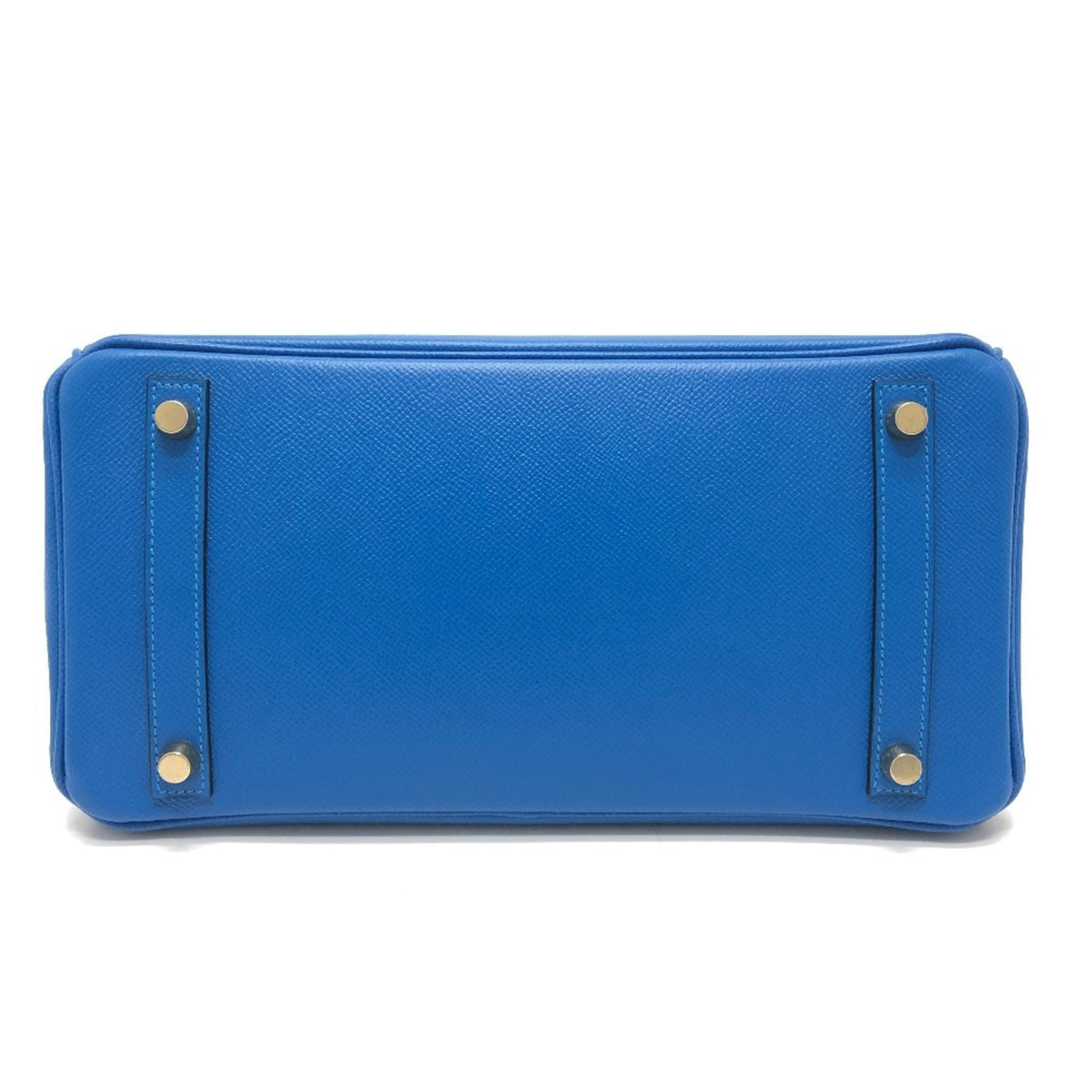 Hermes Blue Blue Hydra Epsom Leather Handbag (Pre-Owned)