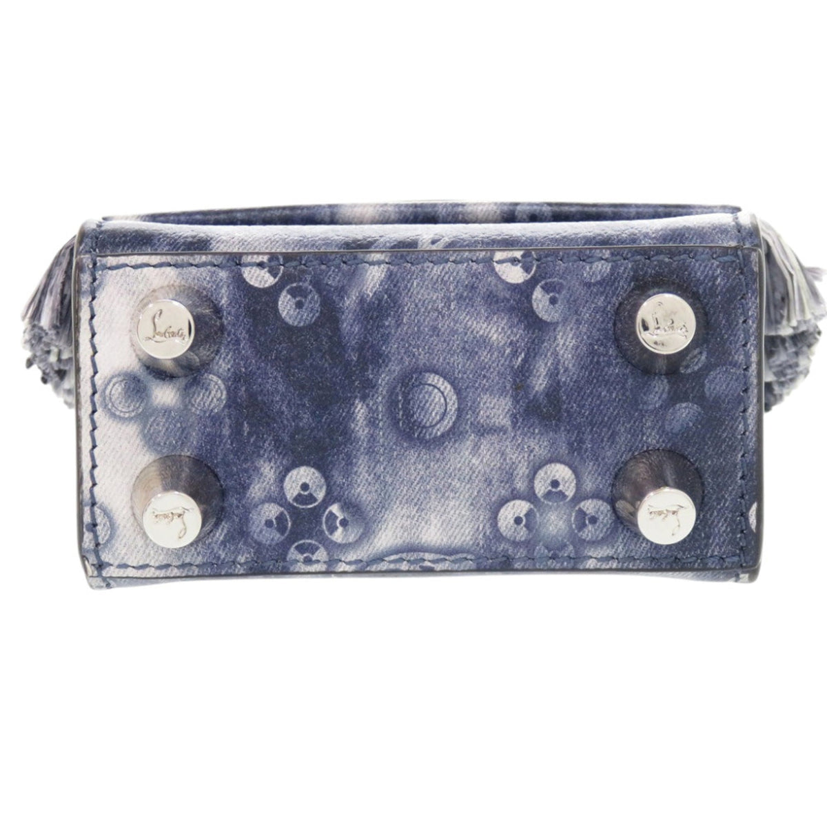 Christian Louboutin Navy Leather Shoulder Bag (Pre-Owned)