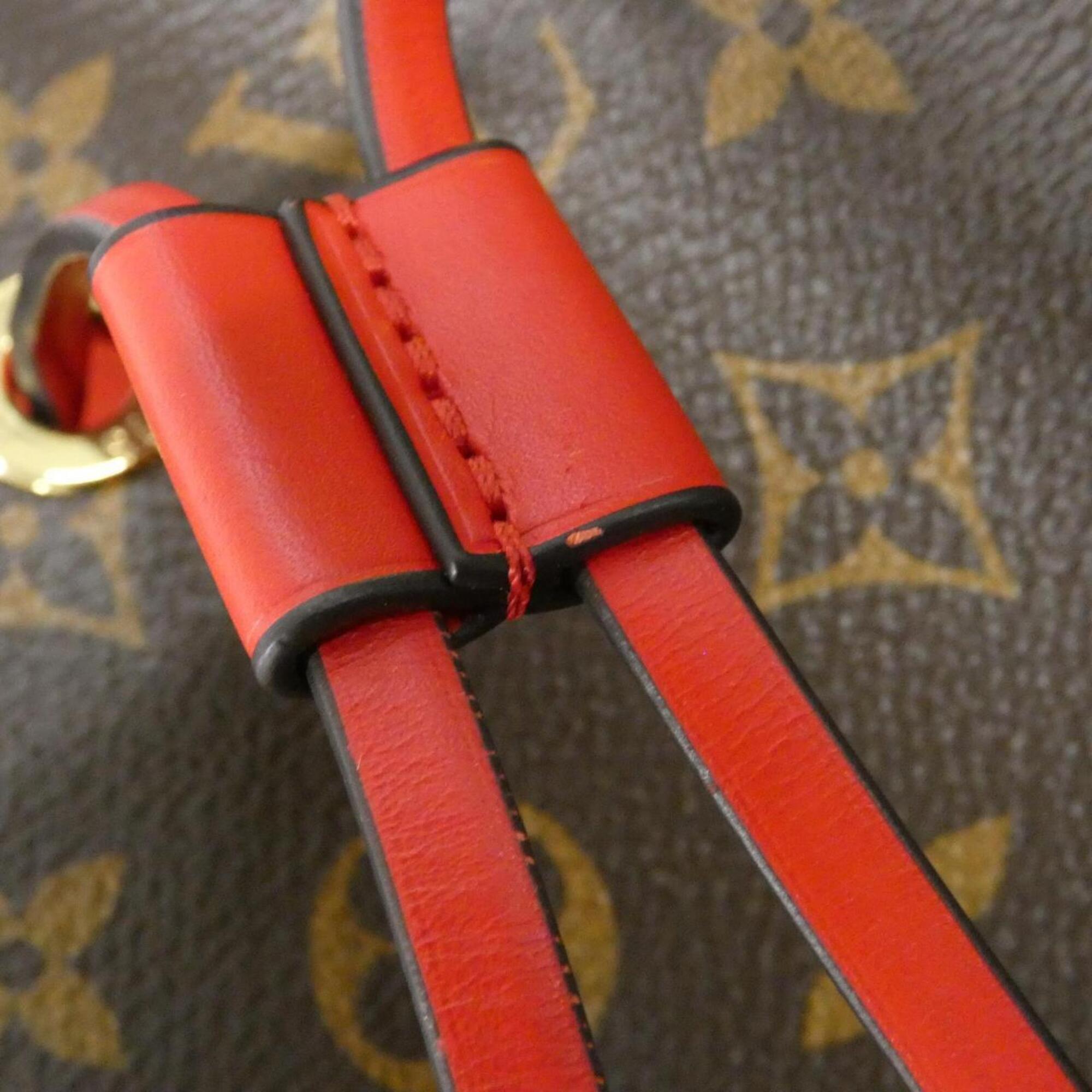 Louis Vuitton Monogram Coquelicots Marron Coated Canvas Shoulder Bag (Pre-Owned)