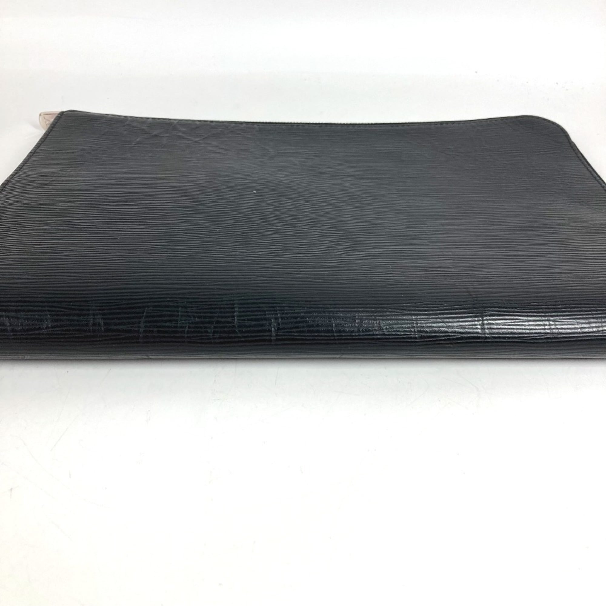 Louis Vuitton Black Noir Epi Leather Clutch Bag Pochette (Pre-Owned)