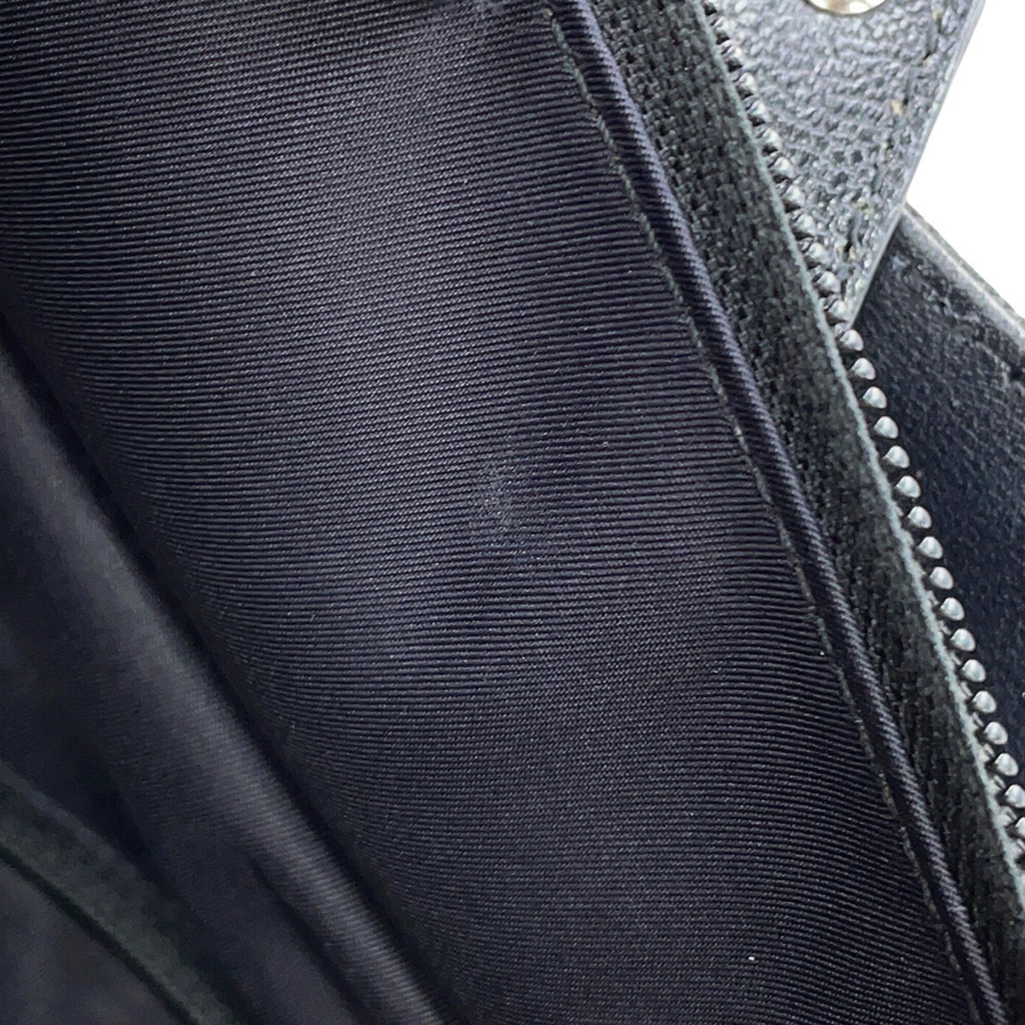 Chanel Black Leather Canvas Tote Bag (Pre-Owned)