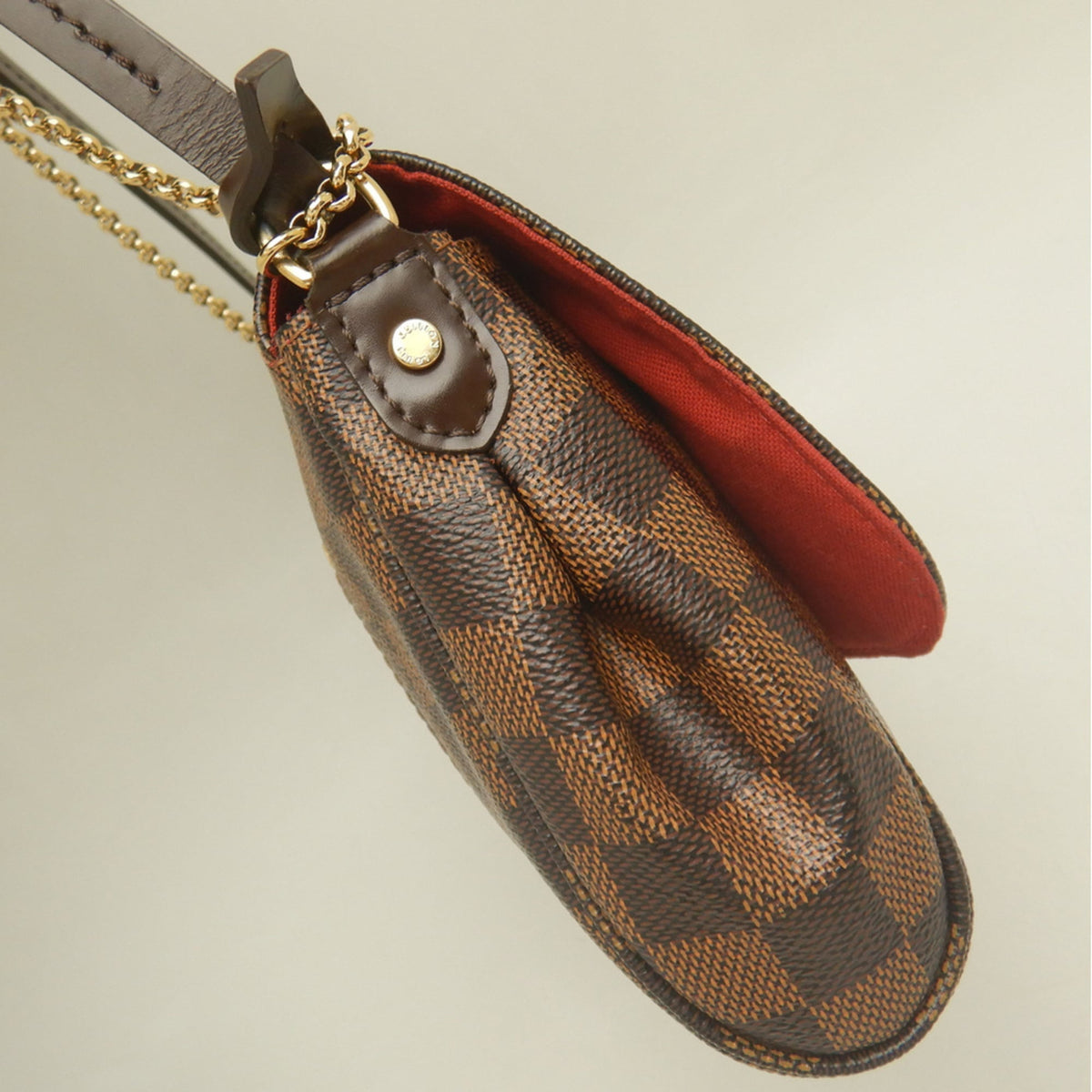 Louis Vuitton Ebene Damier Canvas Shoulder Bag (Pre-Owned)