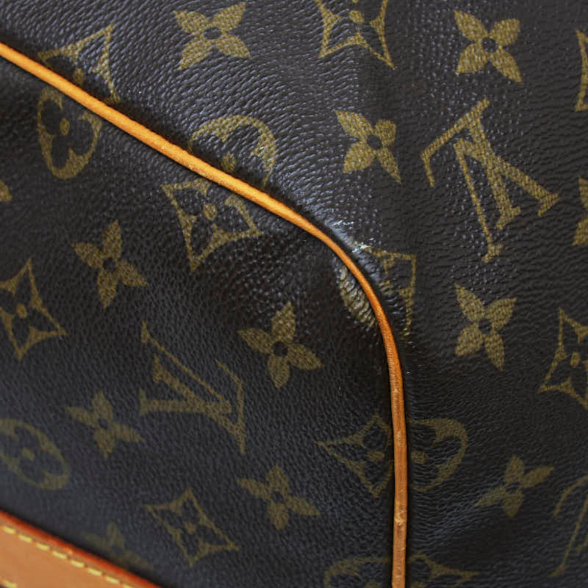Louis Vuitton Monogram Brown Pvc Leather Boston Bag Shoulder Bag (Pre-Owned)