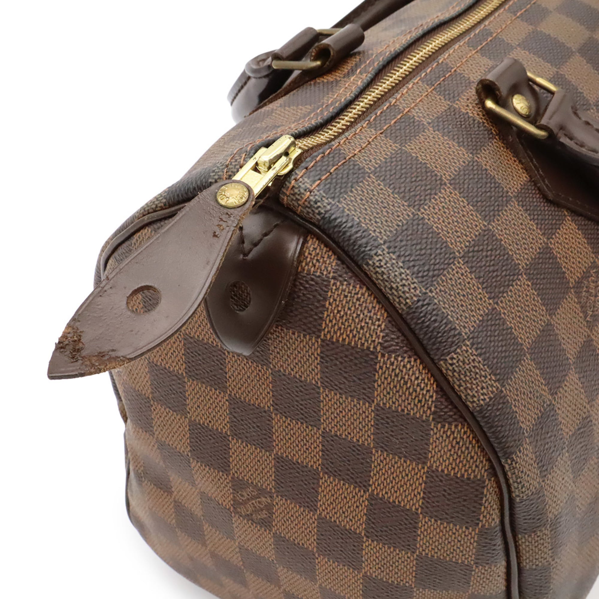 Louis Vuitton Brown Damier Canvas Pvc Damier Canvas Handbag (Pre-Owned)