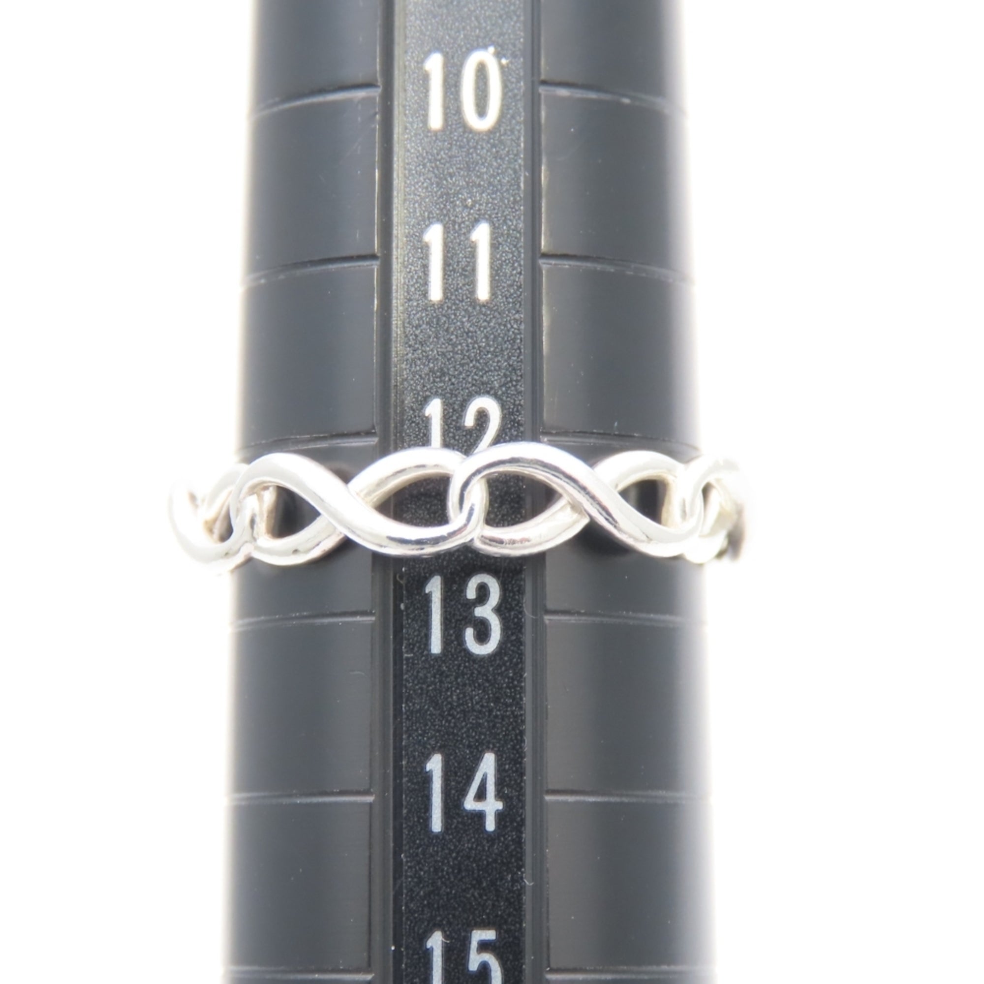Tiffany Silver Silver 925 Band Ring (Pre-Owned)
