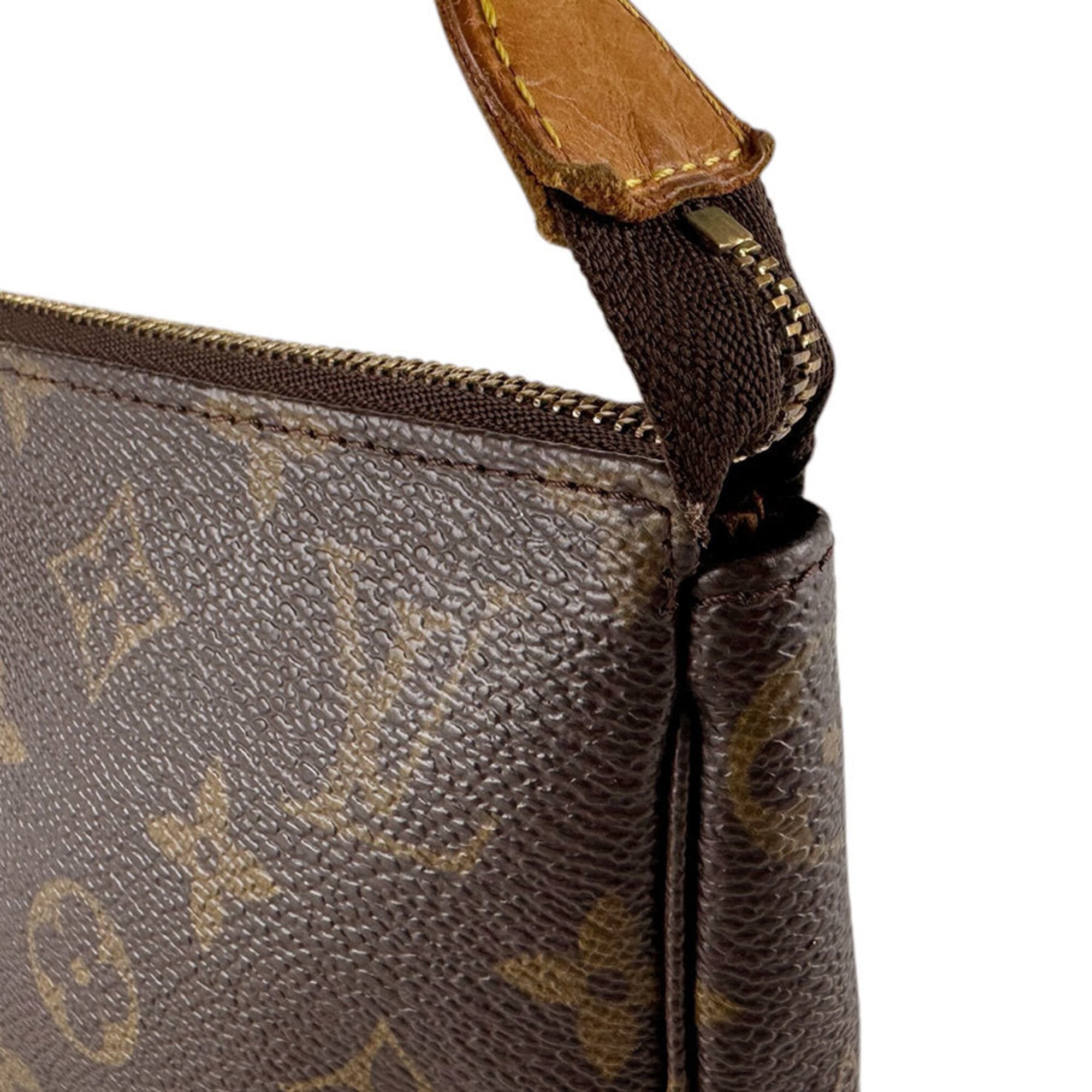 Louis Vuitton Brown Monogram Monogram Handbag Pochette (Pre-Owned)