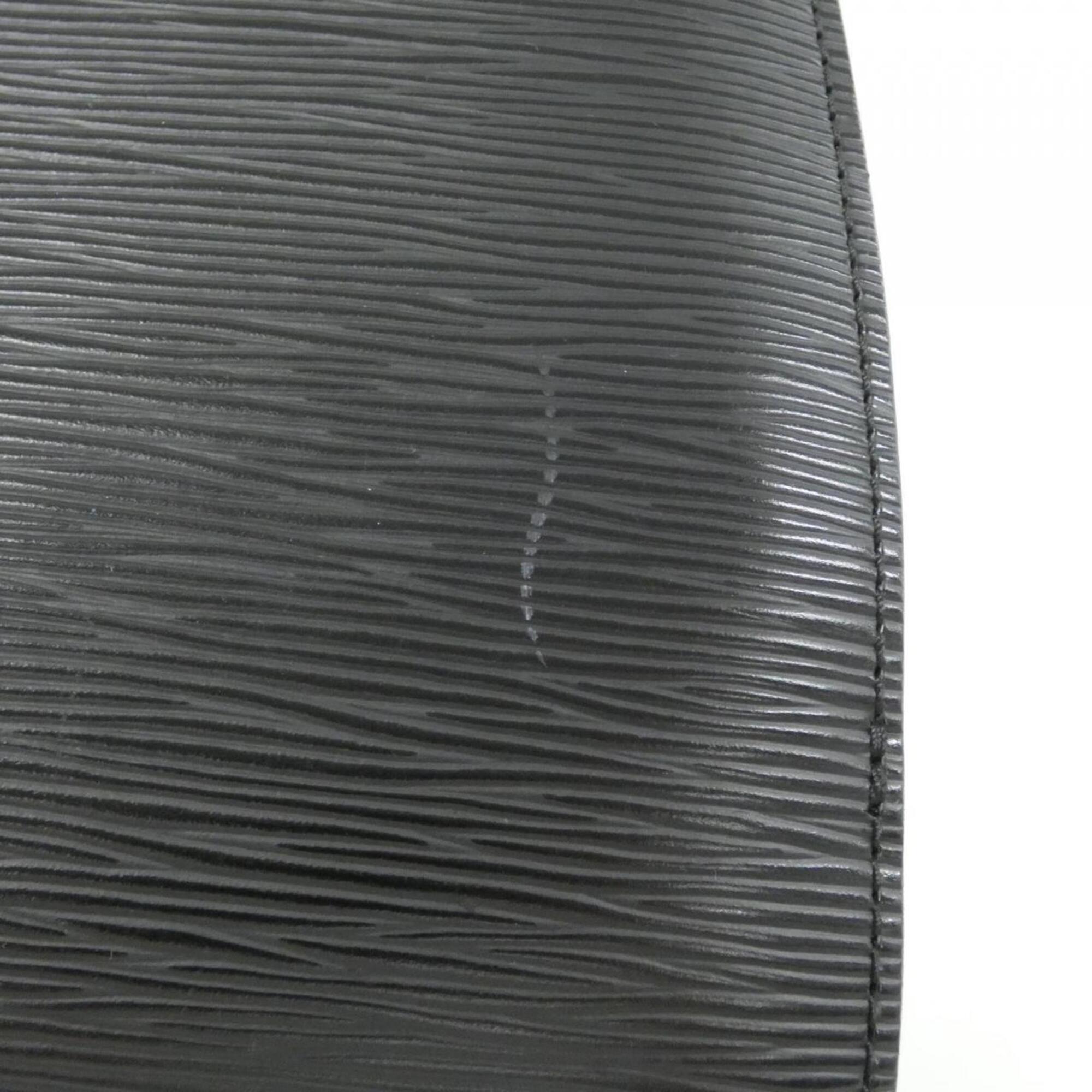 Louis Vuitton Black Leather Handbag (Pre-Owned)