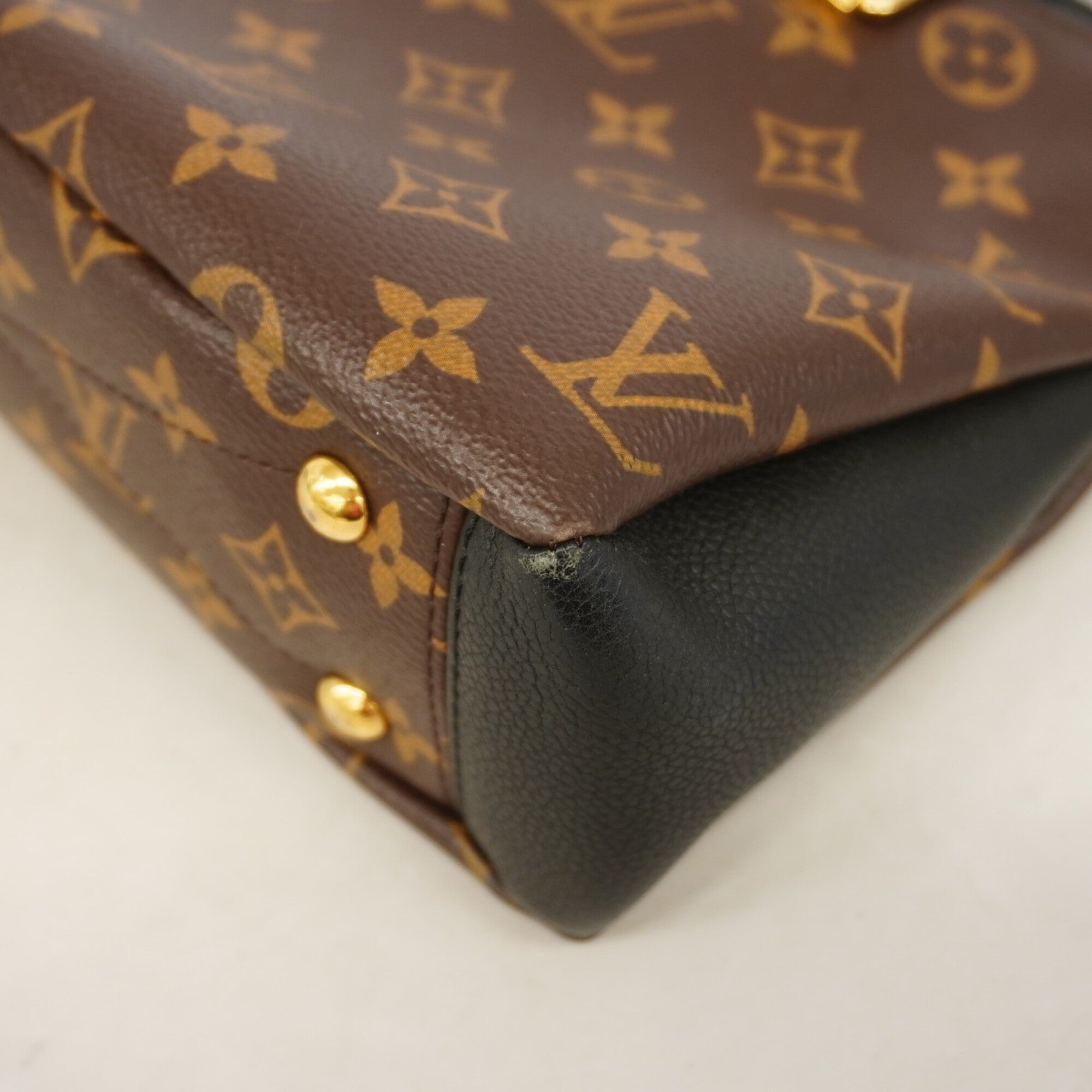 Louis Vuitton Noir Handbag (Pre-Owned)