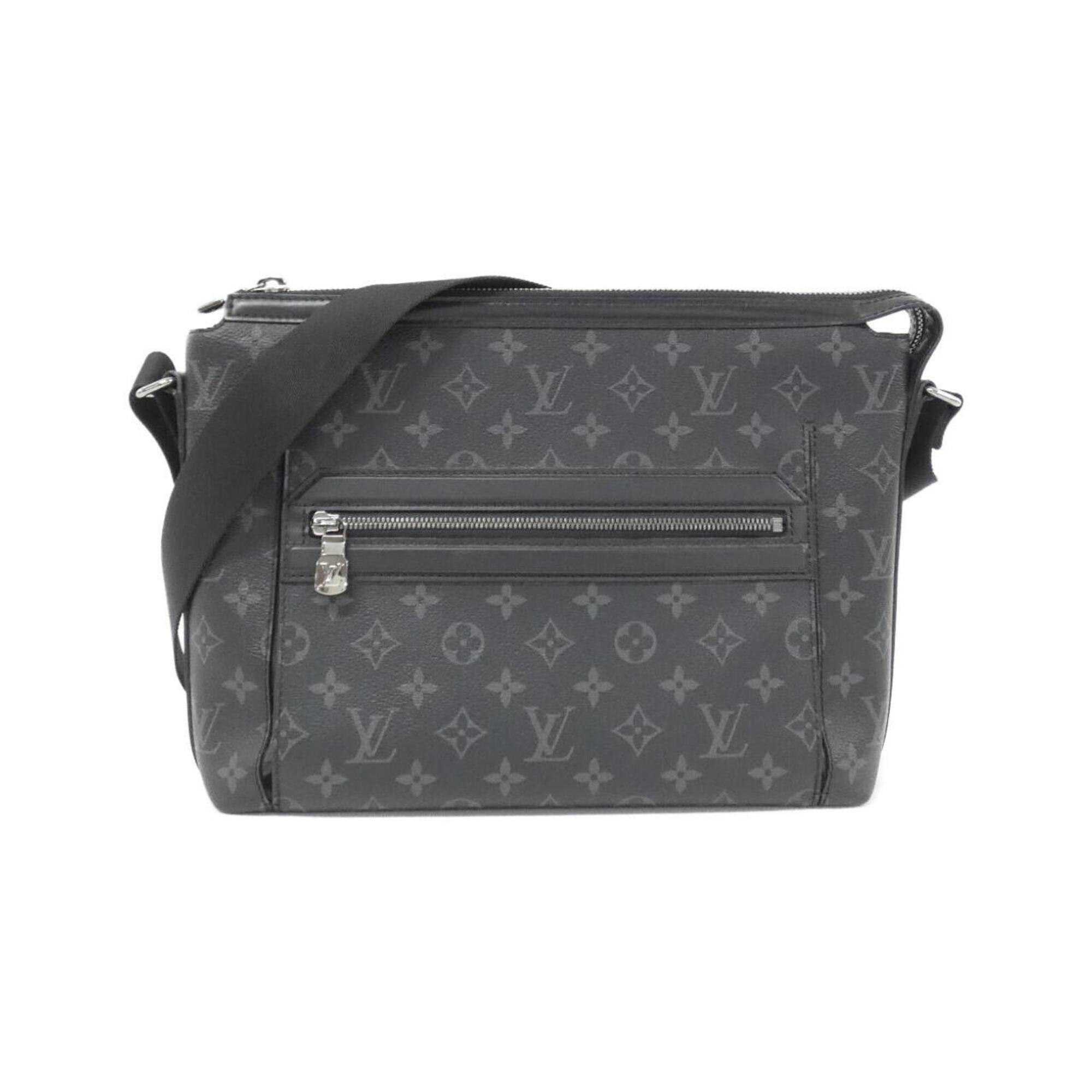 Louis Vuitton Black Coated Canvas Shoulder Bag (Pre-Owned)