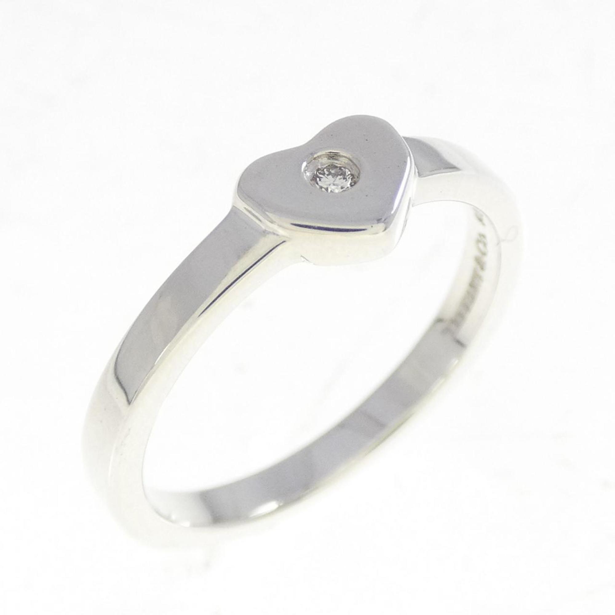 Tiffany Heart Silver 925 Band Ring (Pre-Owned)
