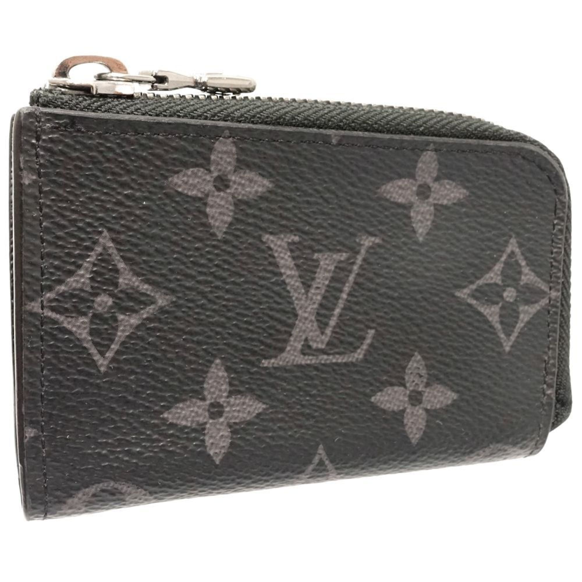 Louis Vuitton Black Monogram Eclipse Canvas Coin Purse/Coin Case (Pre-Owned)