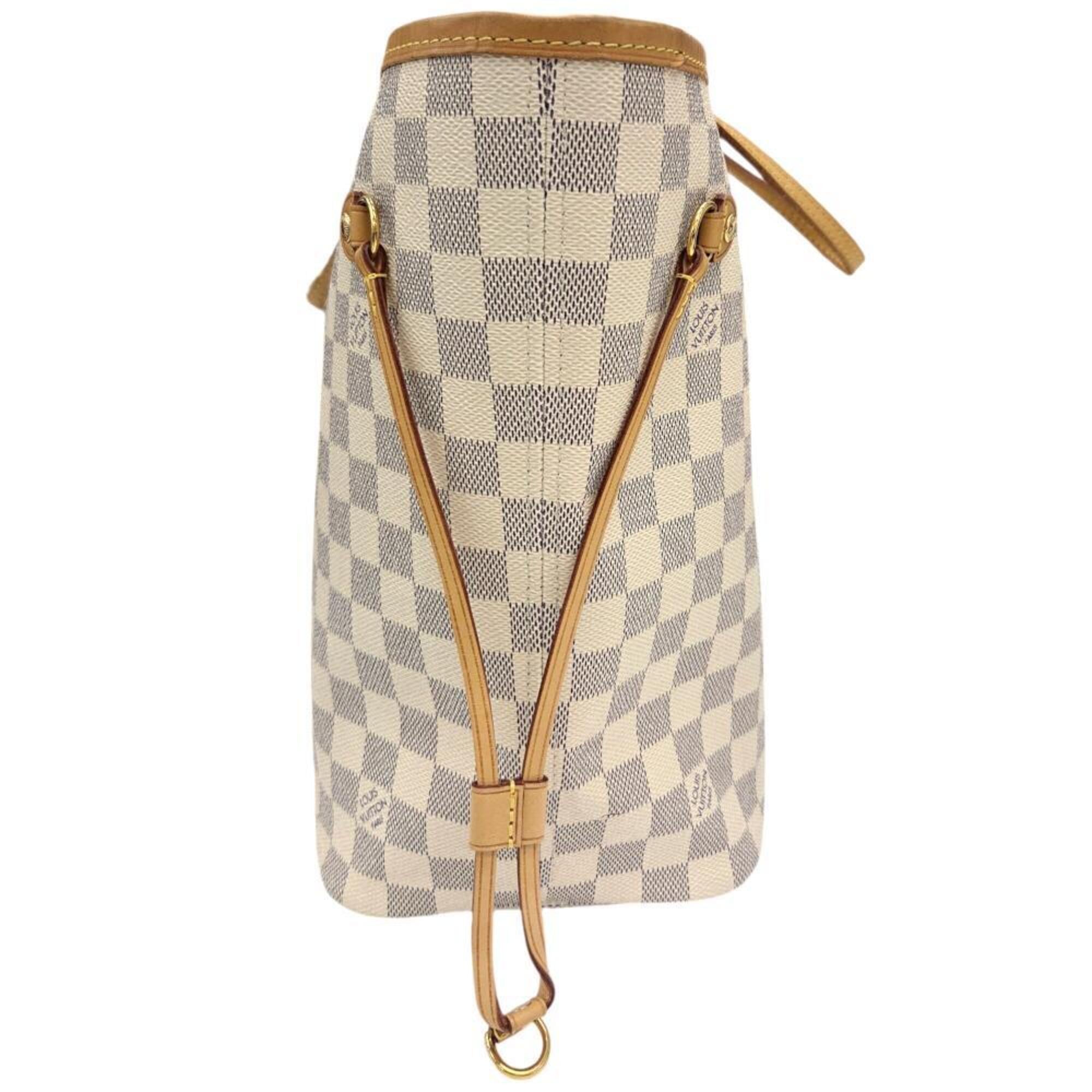 Louis Vuitton White Damier Azur Pouch Shoulder Bag (Pre-Owned)