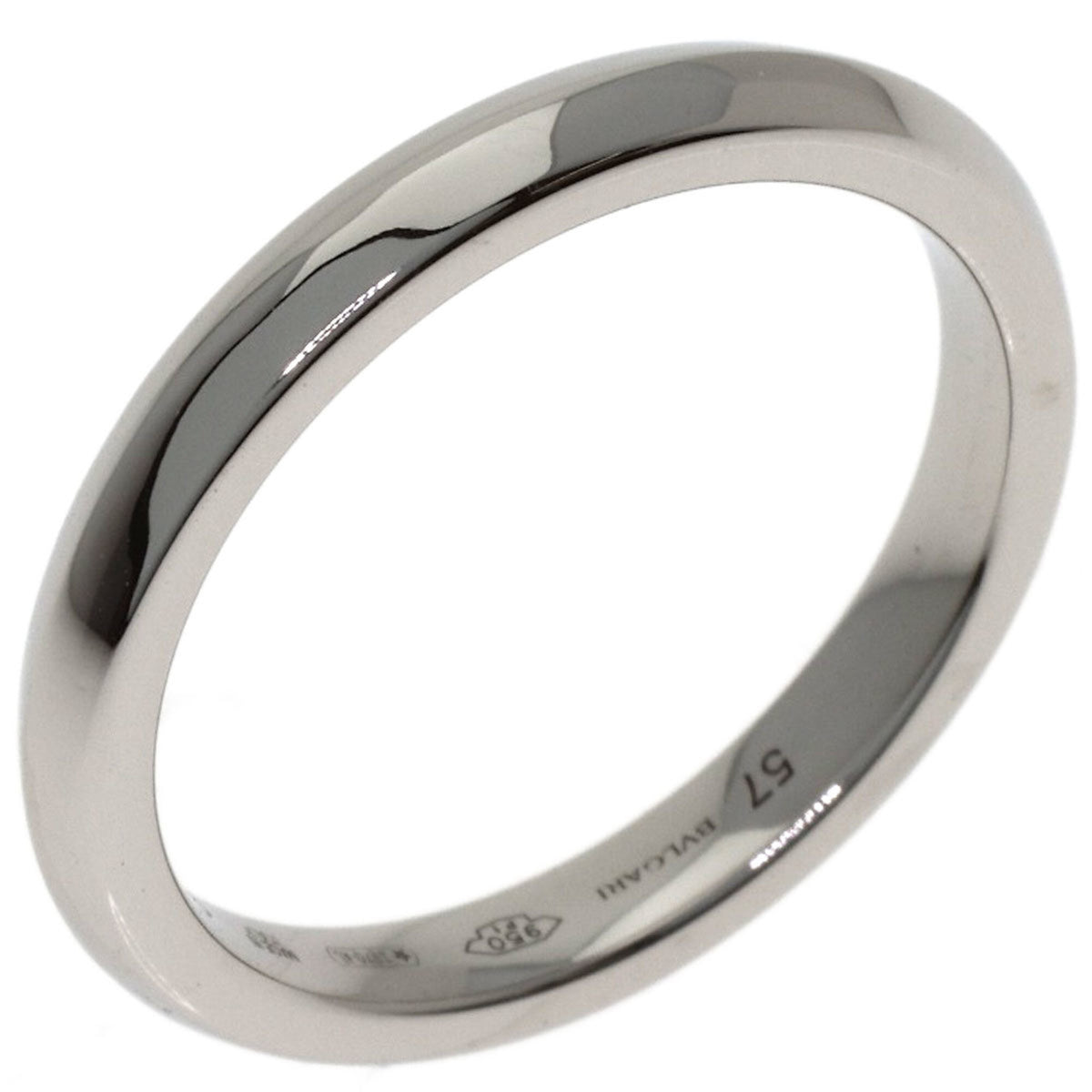 Bvlgari Platinum 950 Band Ring (Pre-Owned)