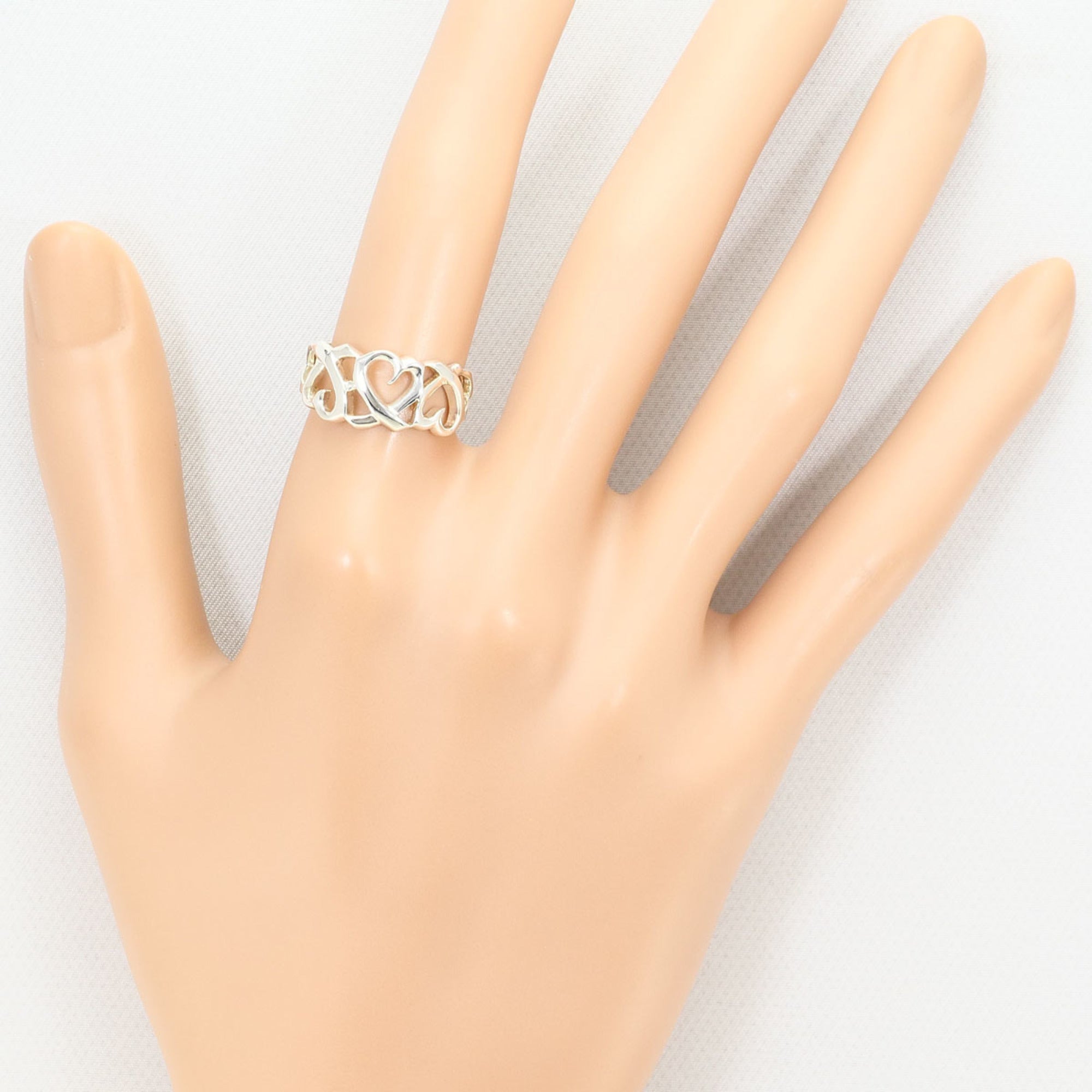 Tiffany Silver Silver 925 Band Ring (Pre-Owned)