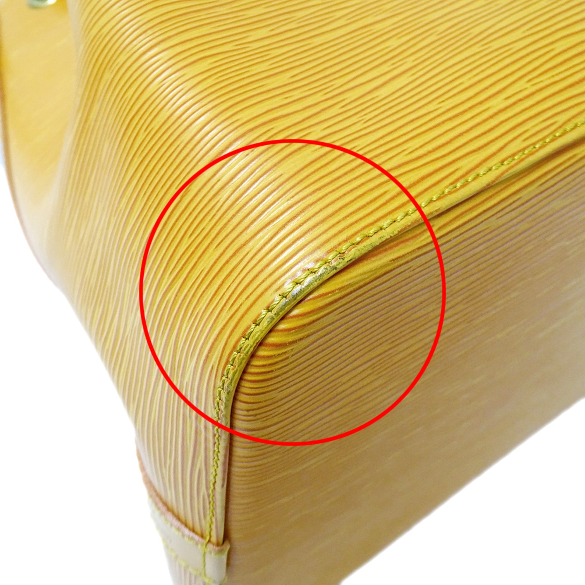 Louis Vuitton Yellow Epi Leather Handbag Shoulder Bag (Pre-Owned)