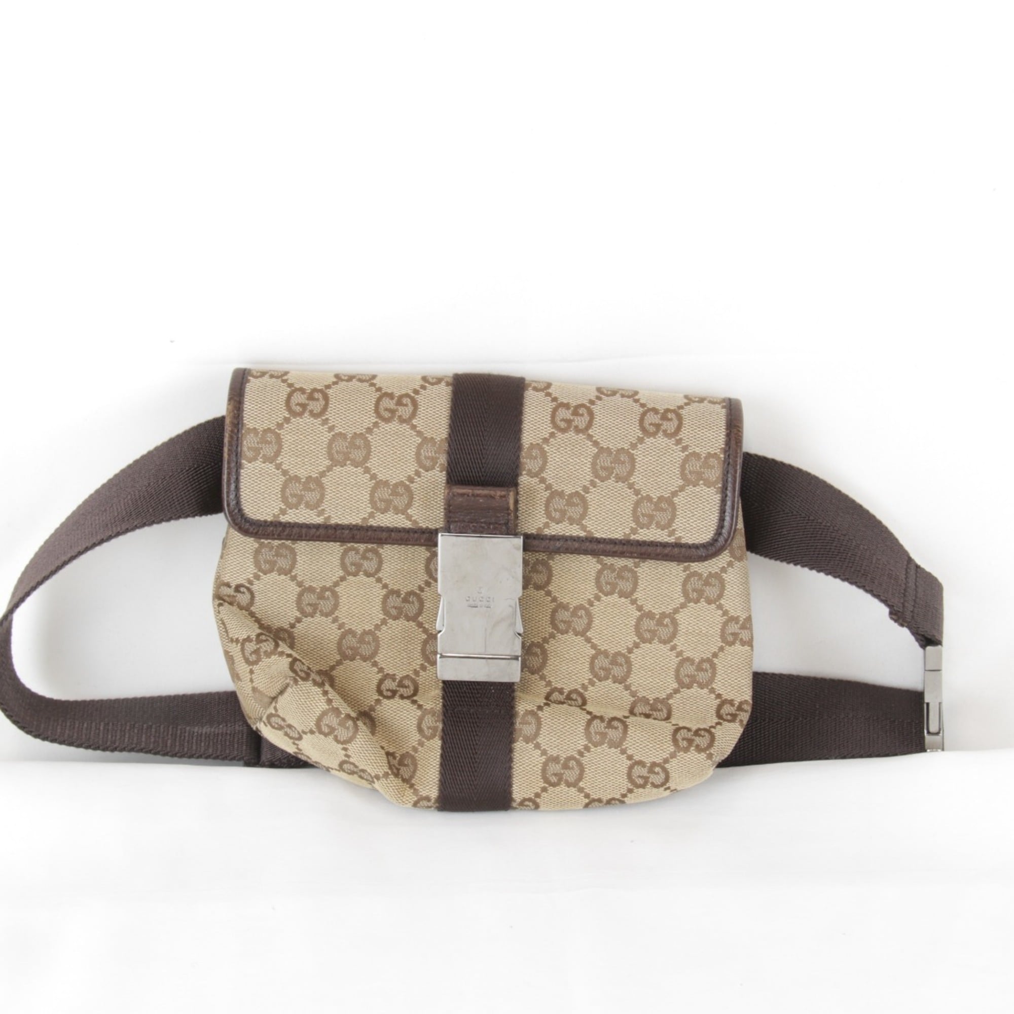 Gucci Beige Gg Canvas Fanny Pack (Pre-Owned)