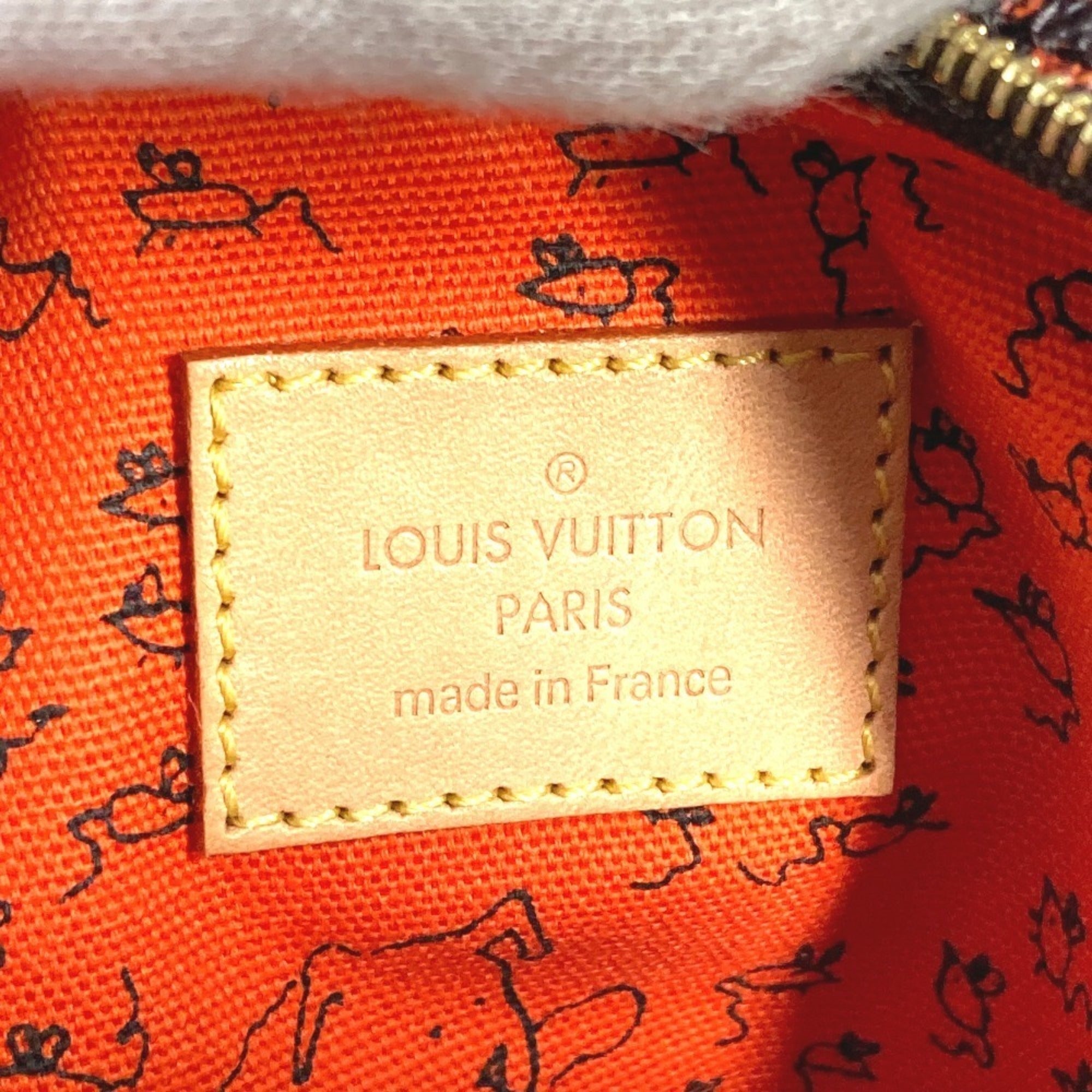 Louis Vuitton Brown Monogram Orange Monogram Pochette Shoulder Bag (Pre-Owned)