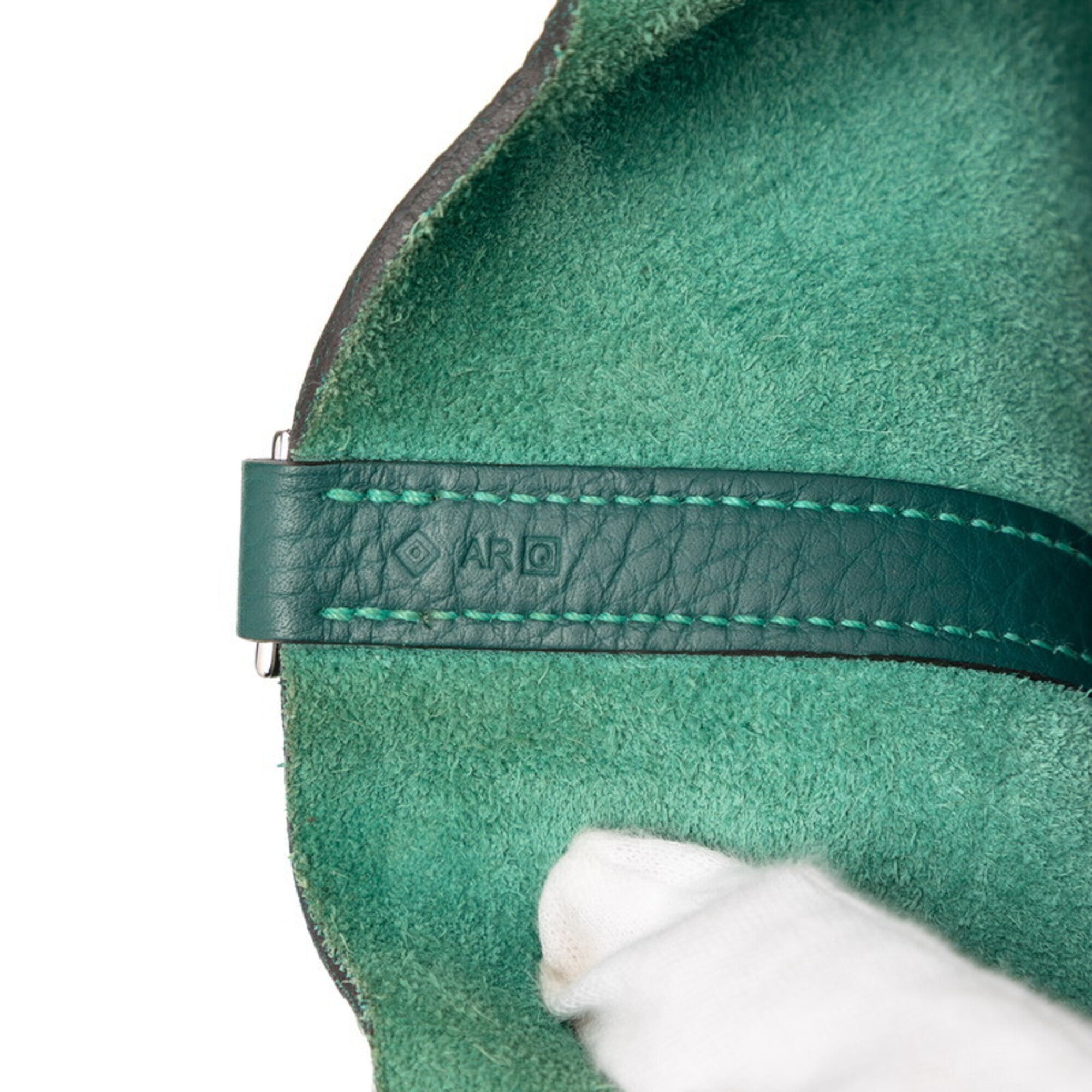 Hermes Picotin Green Togo Leather Handbag (Pre-Owned)