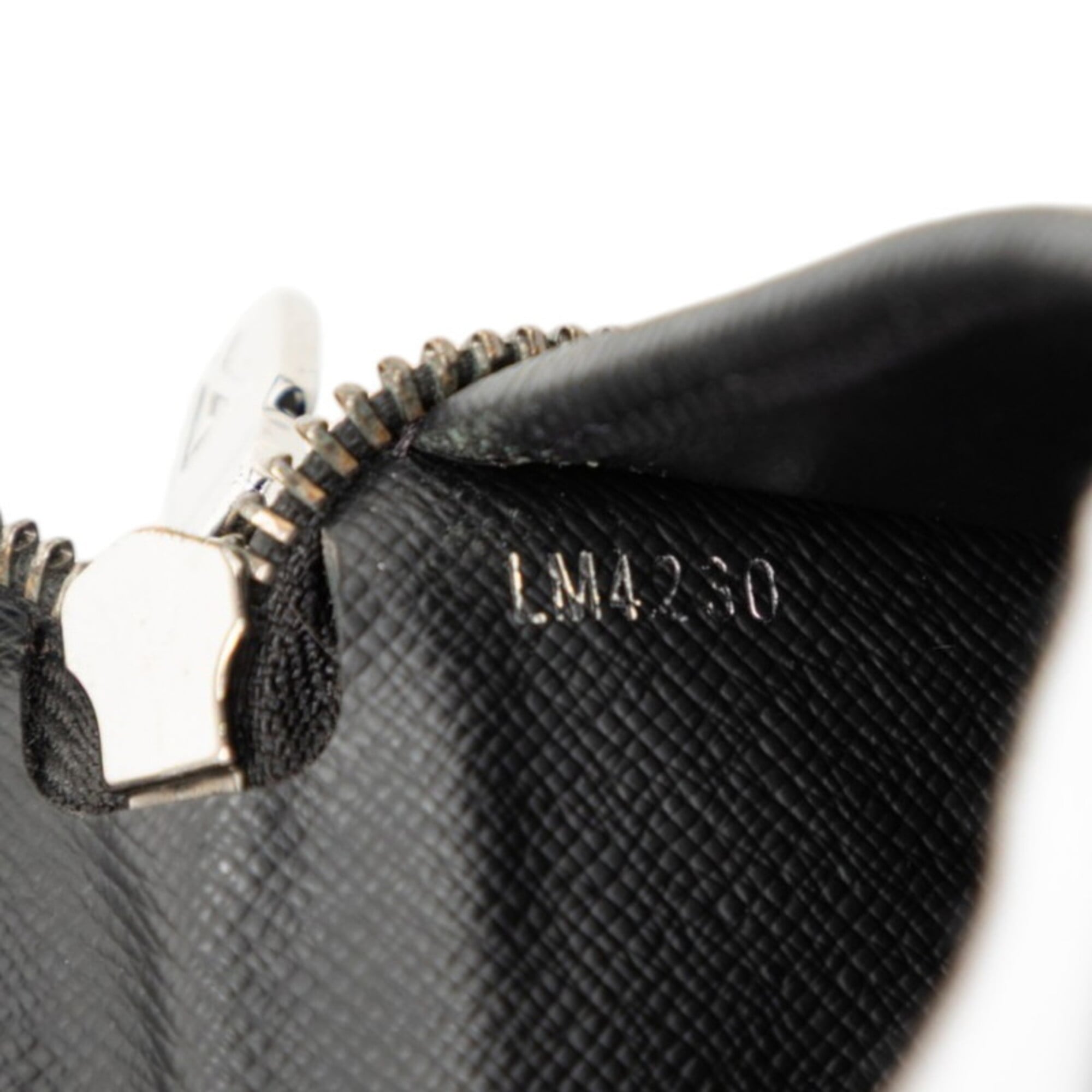 Louis Vuitton Black Pvc Leather Long Wallet (Bi-Fold) (Pre-Owned)