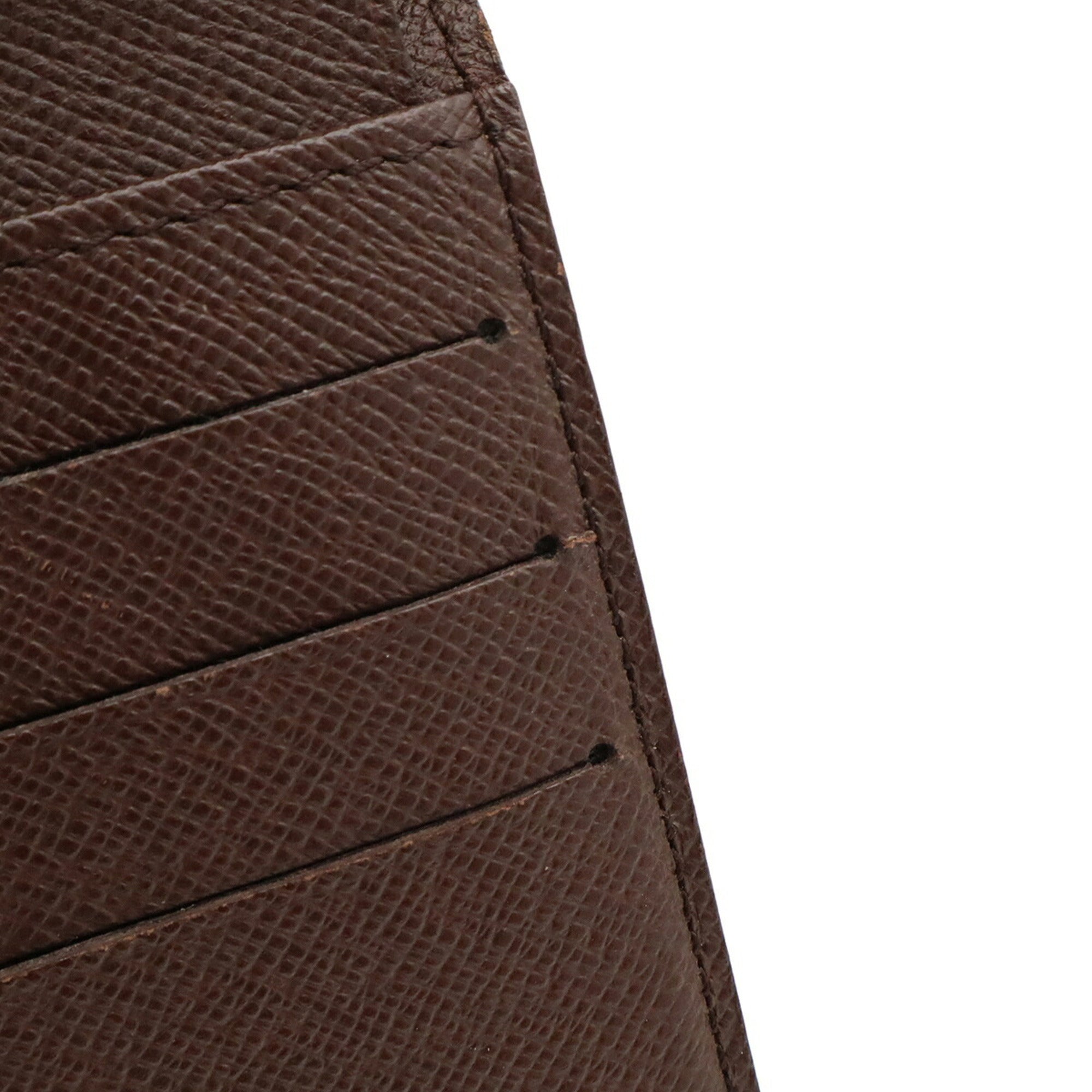 Louis Vuitton Brown Pvc Coated Canvas Bill Wallet (Bi-Fold) (Pre-Owned)