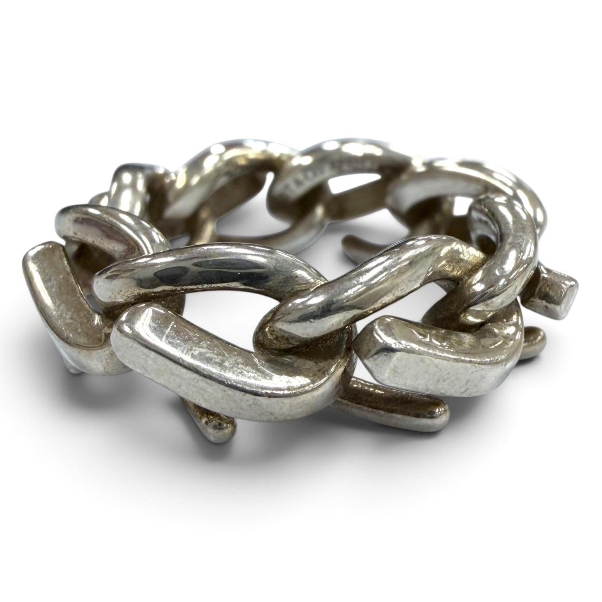 Tiffany Silver Silver 925 Band Ring (Pre-Owned)