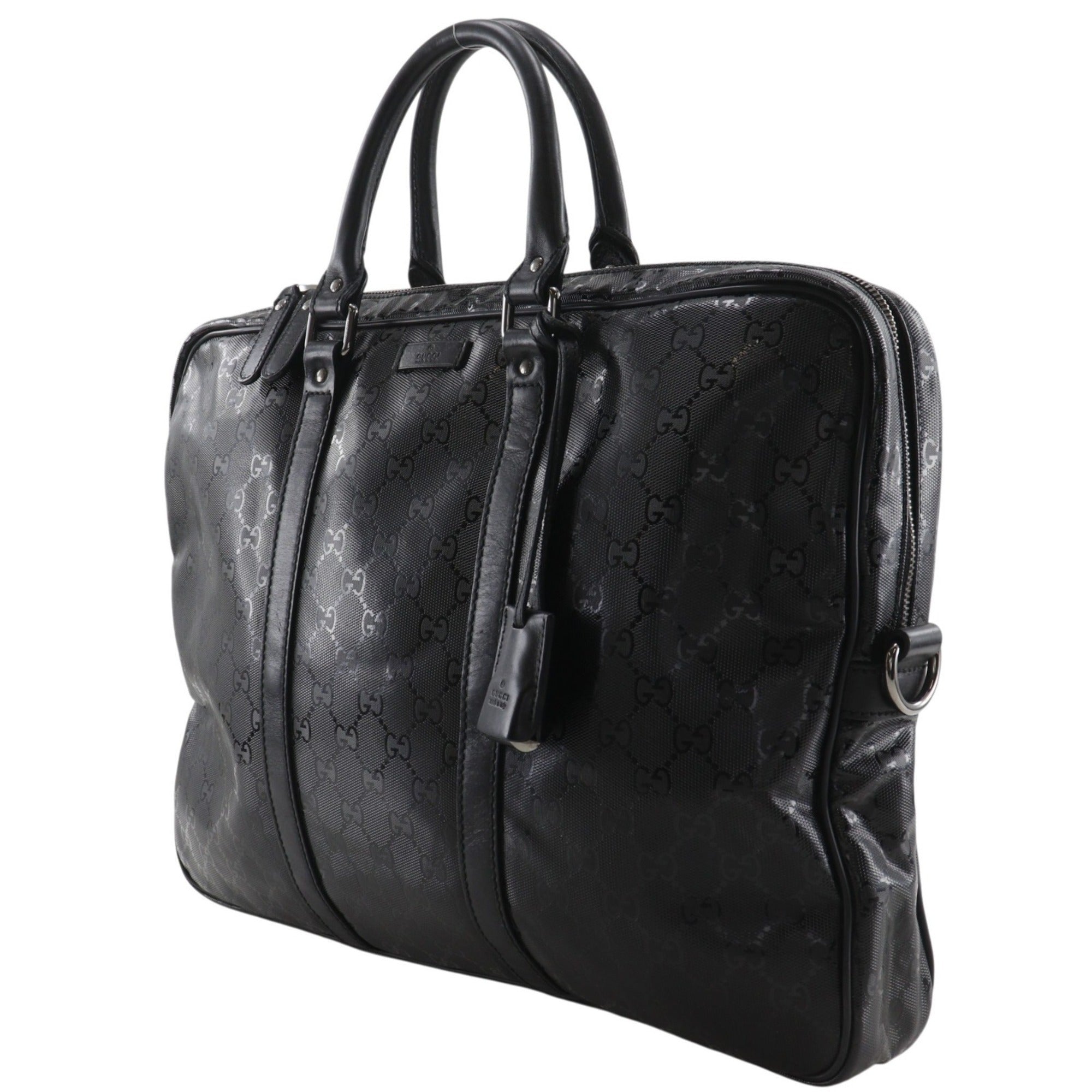 Gucci Black Pvc Handbag (Pre-Owned)