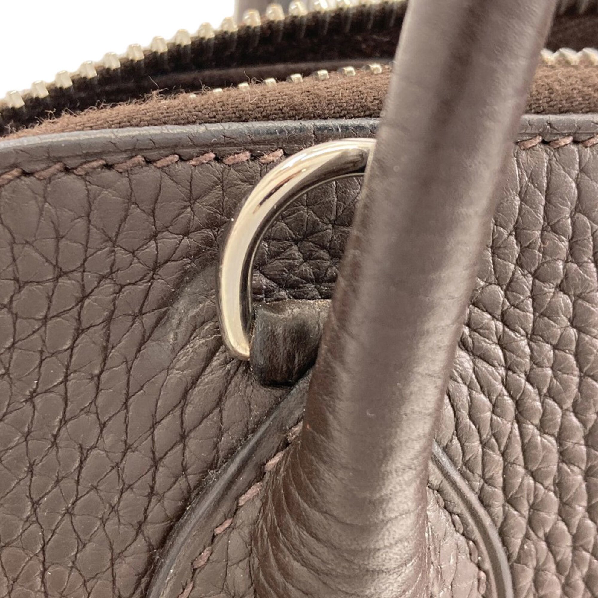 Hermes Dark Brown Handbag (Pre-Owned)