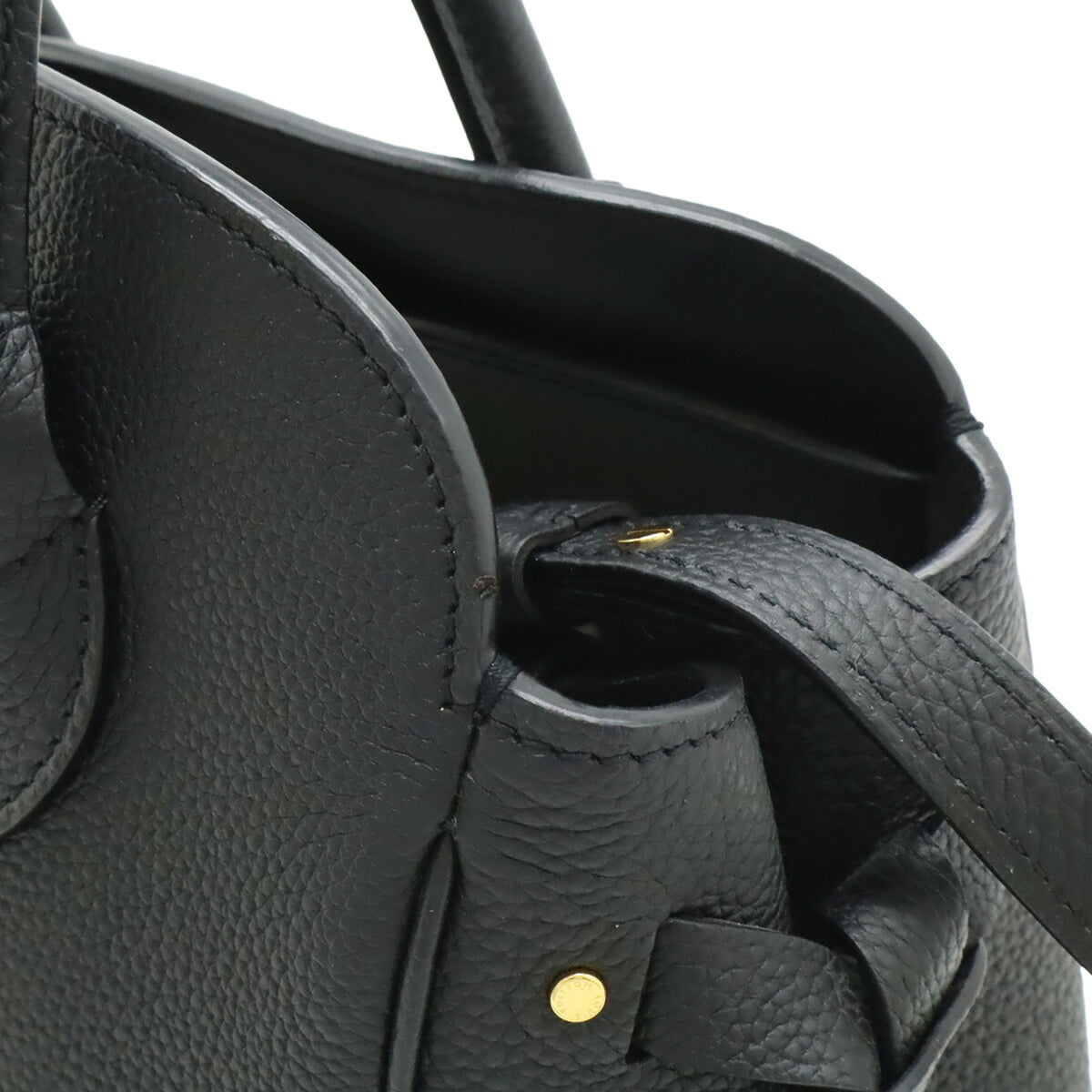 Louis Vuitton Black Noir Leather Handbag Shoulder Bag (Pre-Owned)