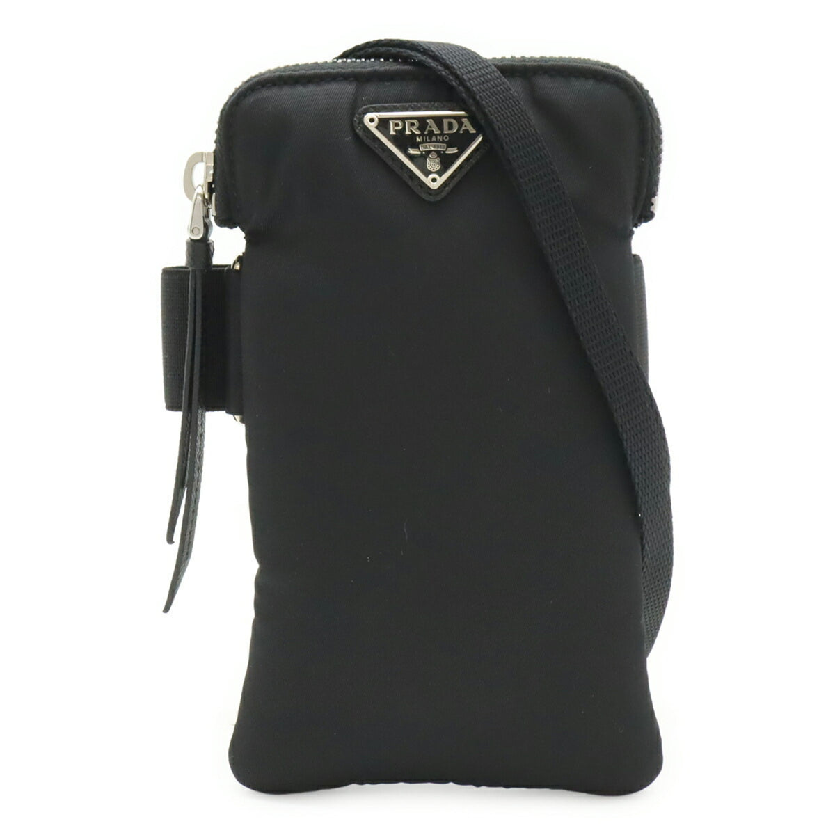 Prada Black Nero Nylon Handbag Pouch Shoulder Bag (Pre-Owned)
