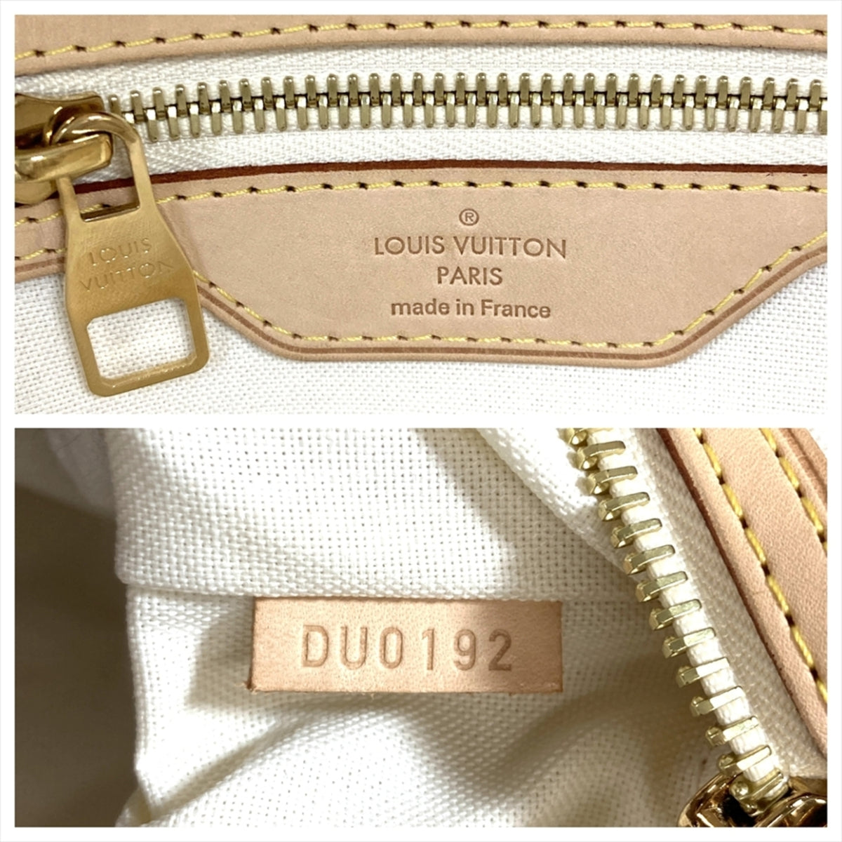 Louis Vuitton White Tote Bag (Pre-Owned)