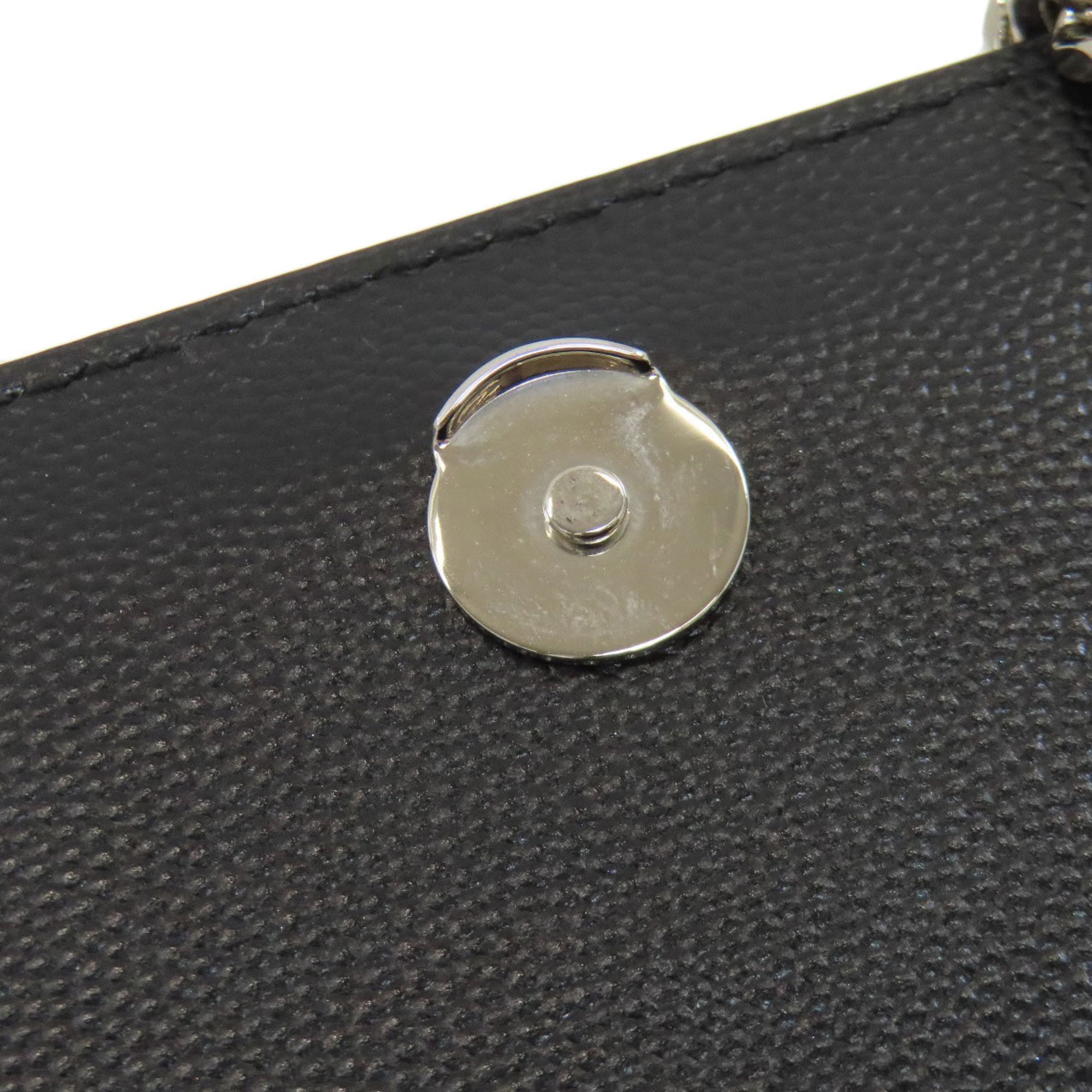 Saint Laurent Black Leather Shoulder Bag (Pre-Owned)
