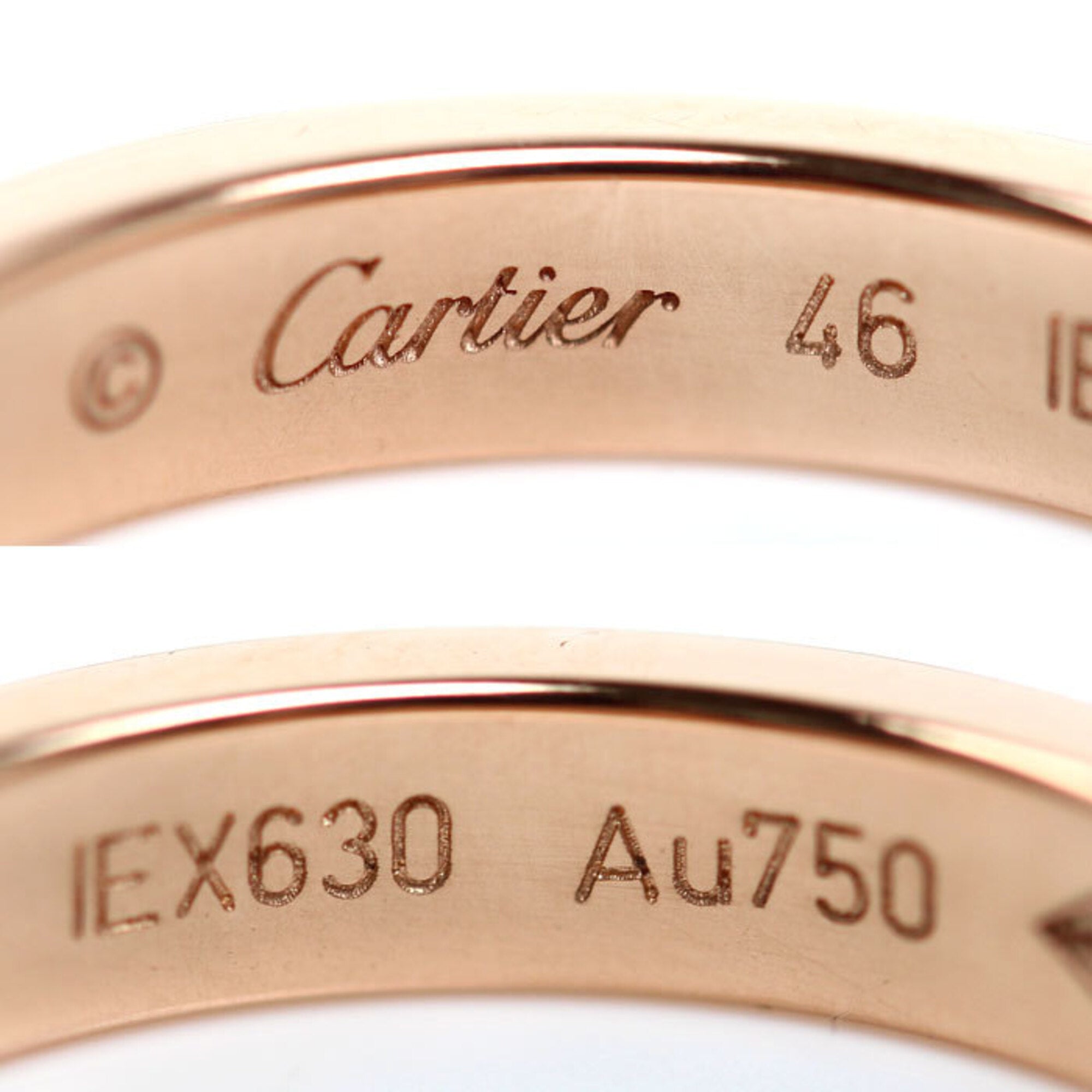 Cartier Pink Gold (18K) Band Ring (Pre-Owned)